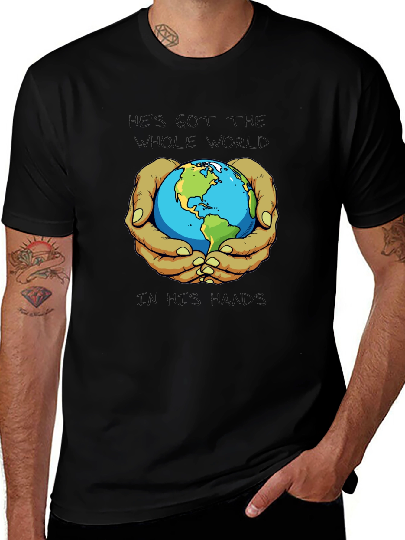 Variant 7 of He's Got the Whole World T-Shirt
