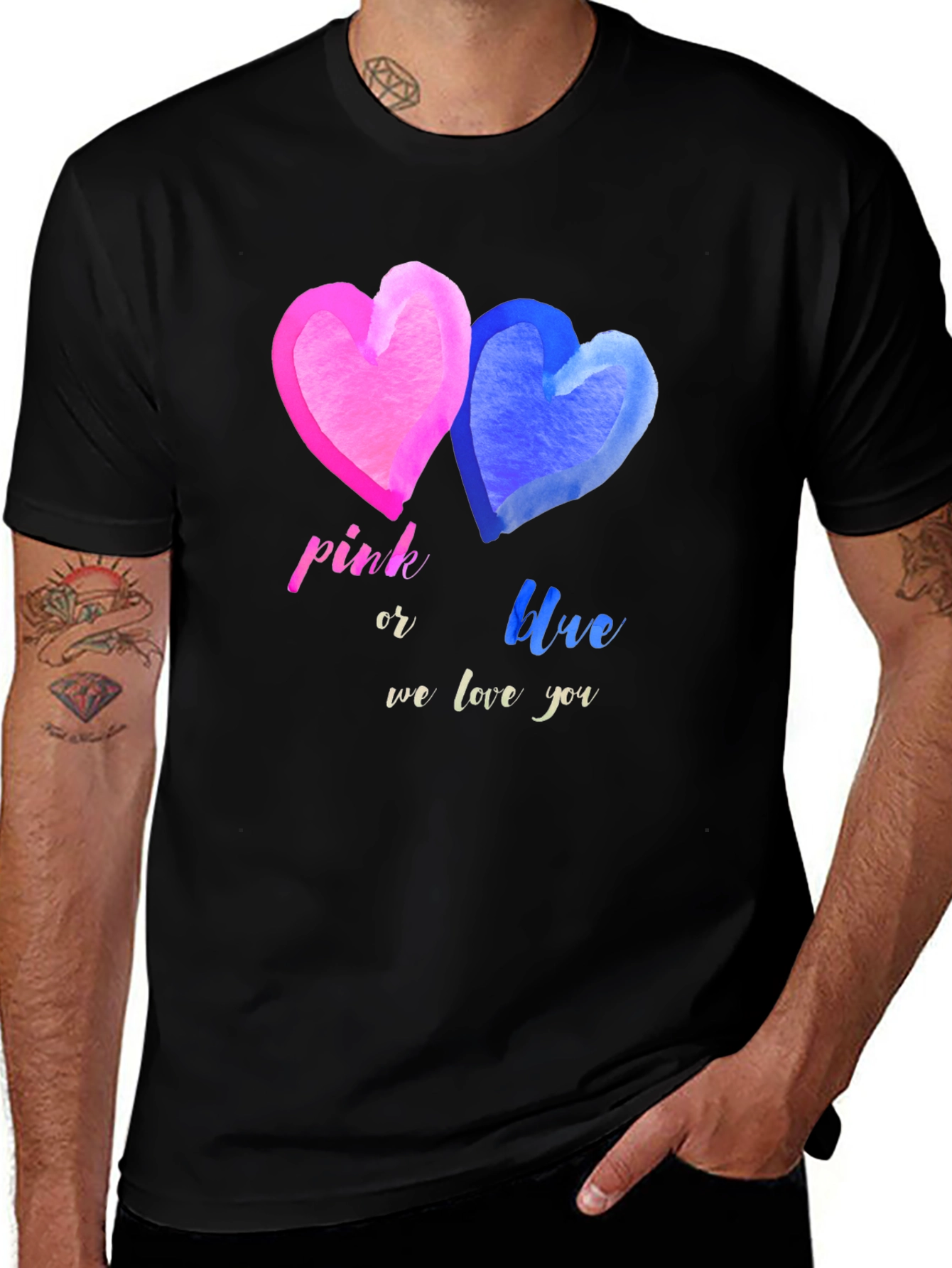 Pink or Blue We Love You T-Shirt