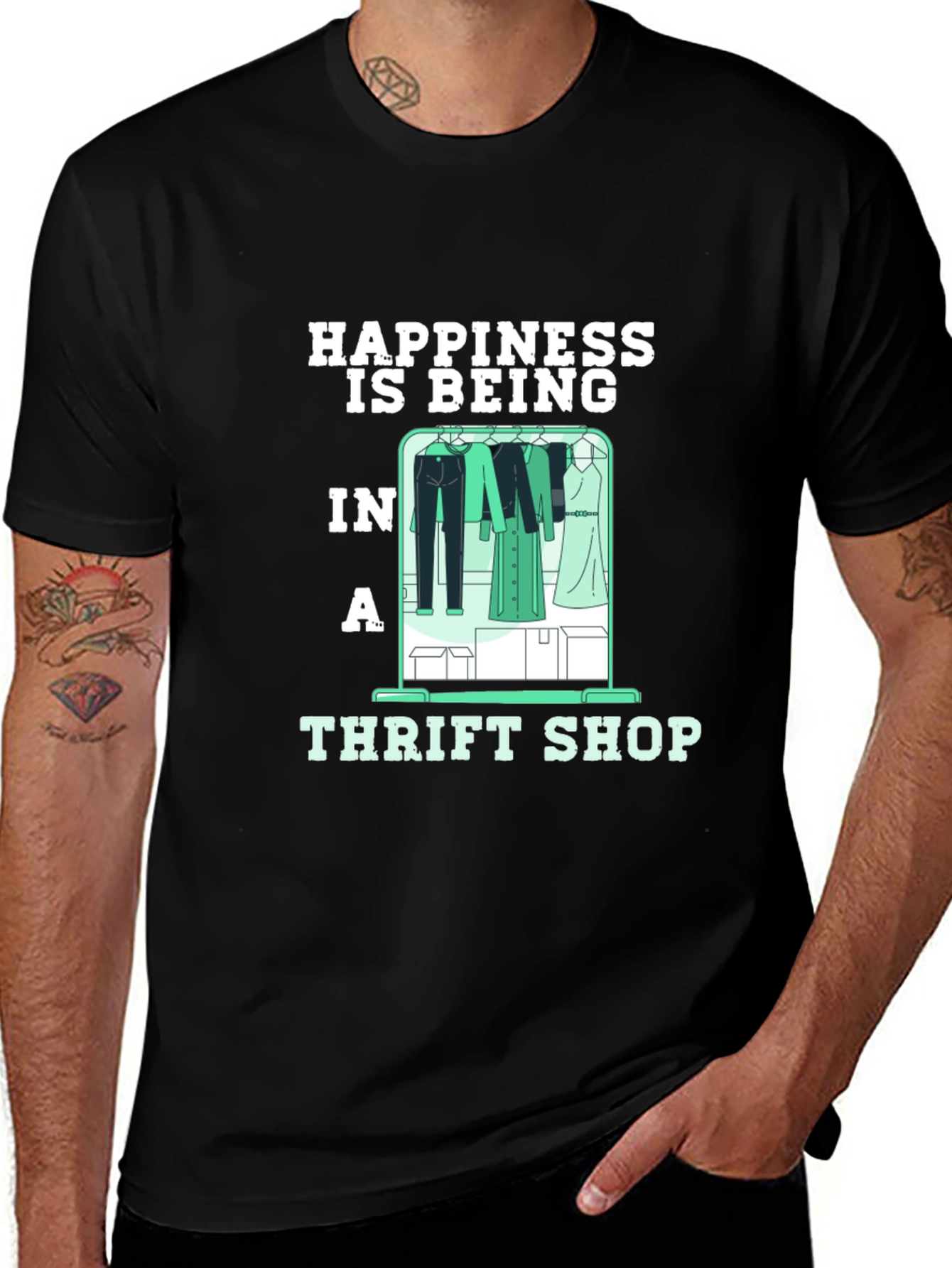 Happiness Thrift Shop Graphic Tee