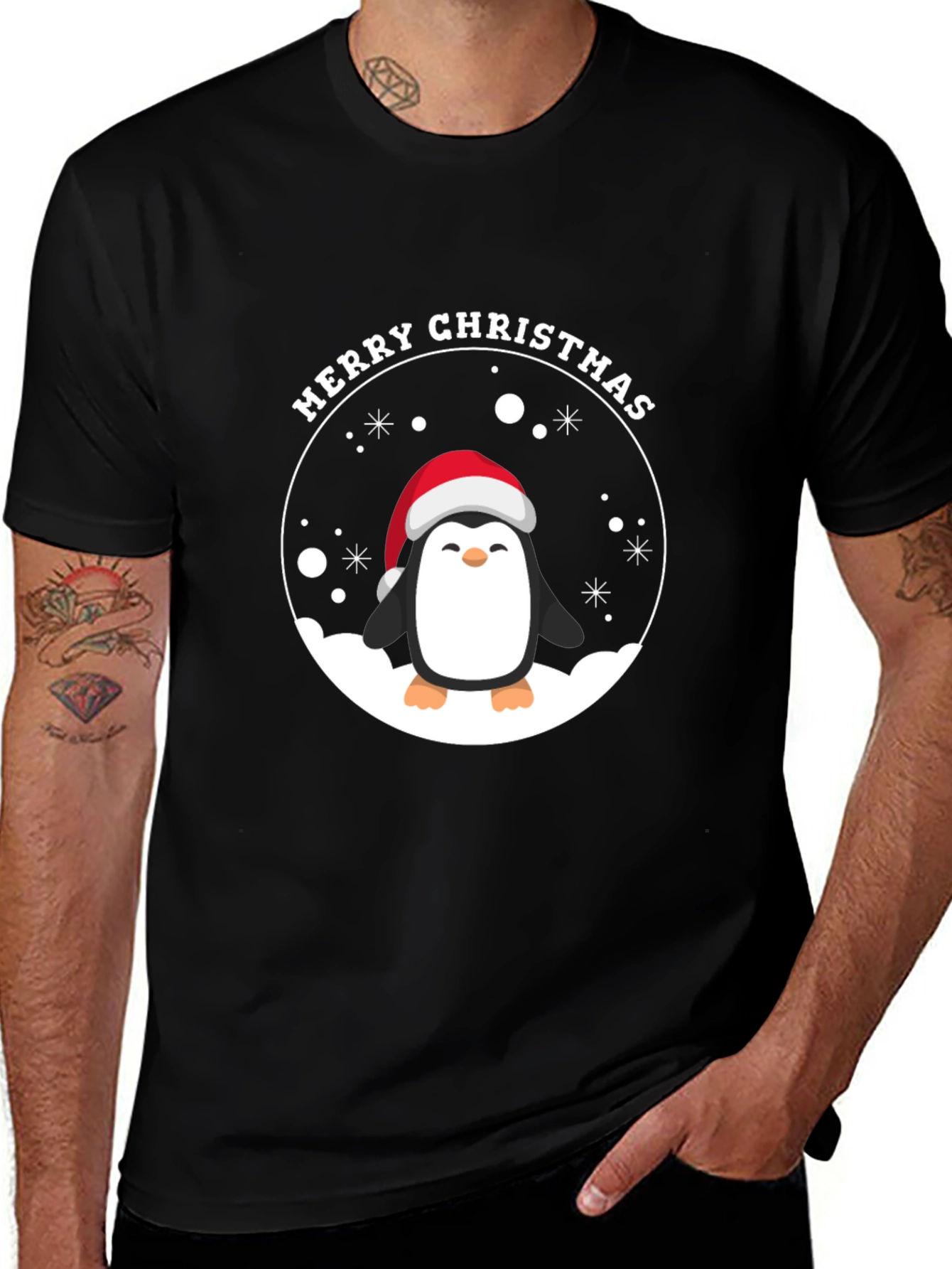 Merry Christmas Penguin T-Shirt