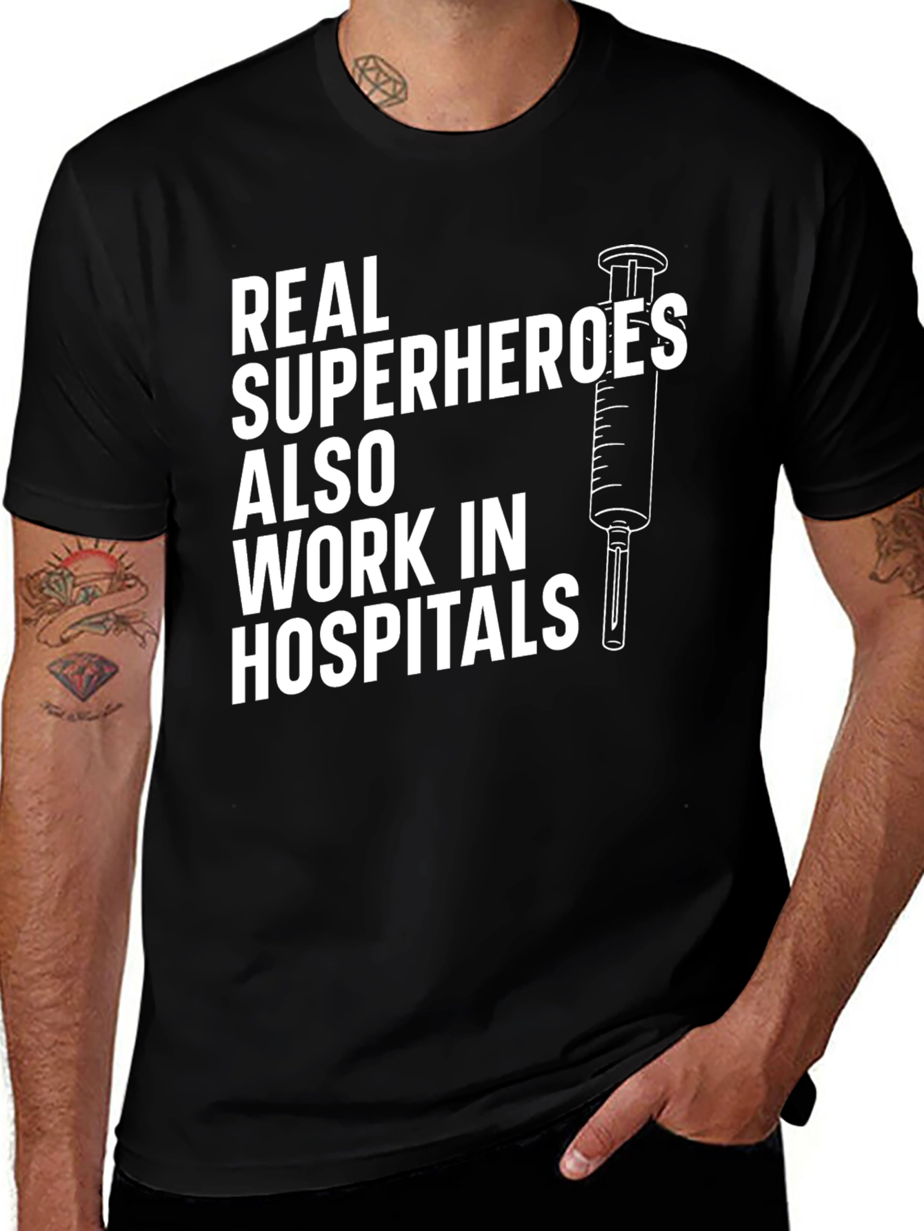 Variant 5 of Hospital Superheroes Graphic Tee