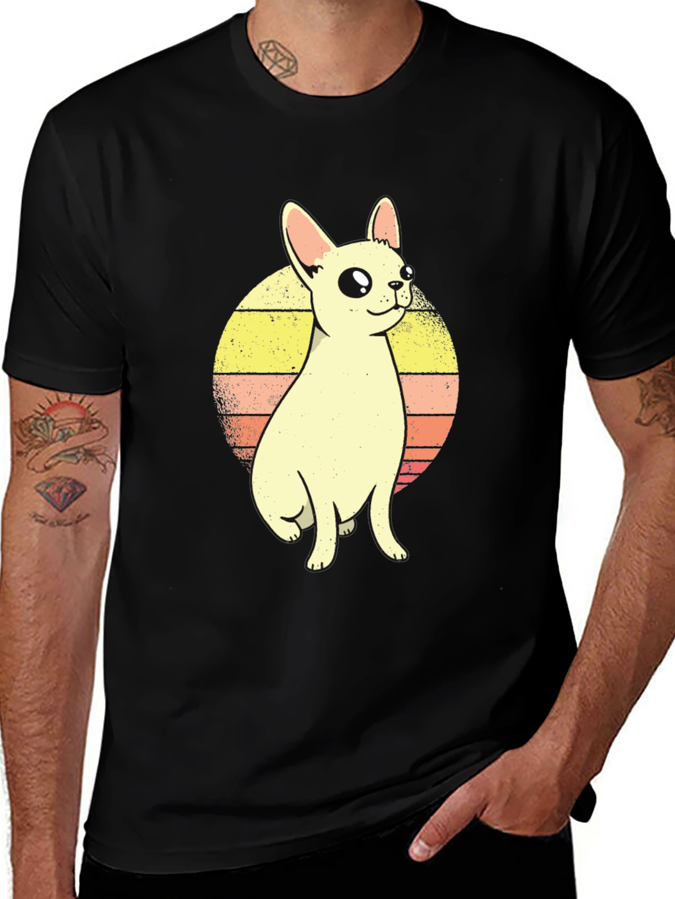 Variant 24 of Retro Chihuahua Graphic T-Shirt