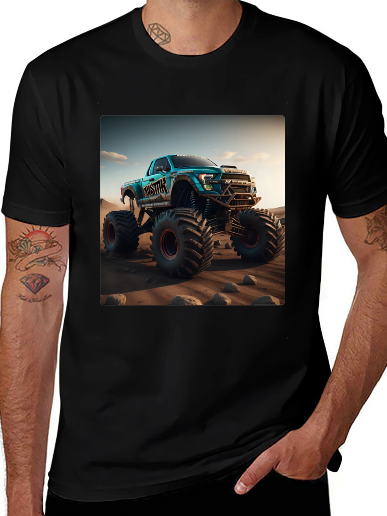 Variant 9 of Monster Truck Graphic Tee