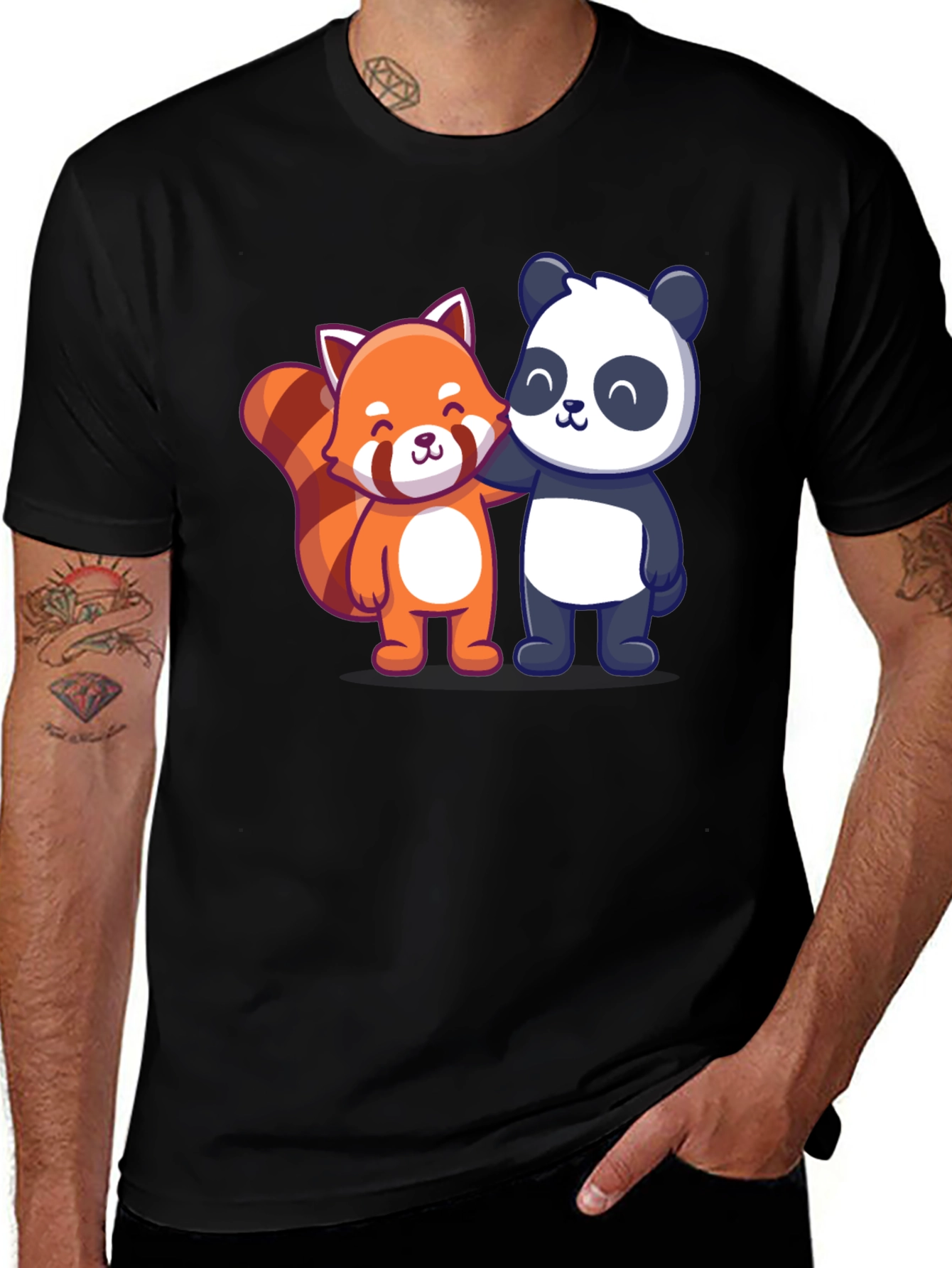 Variant 15 of Red Panda & Panda Best Friends T-Shirt