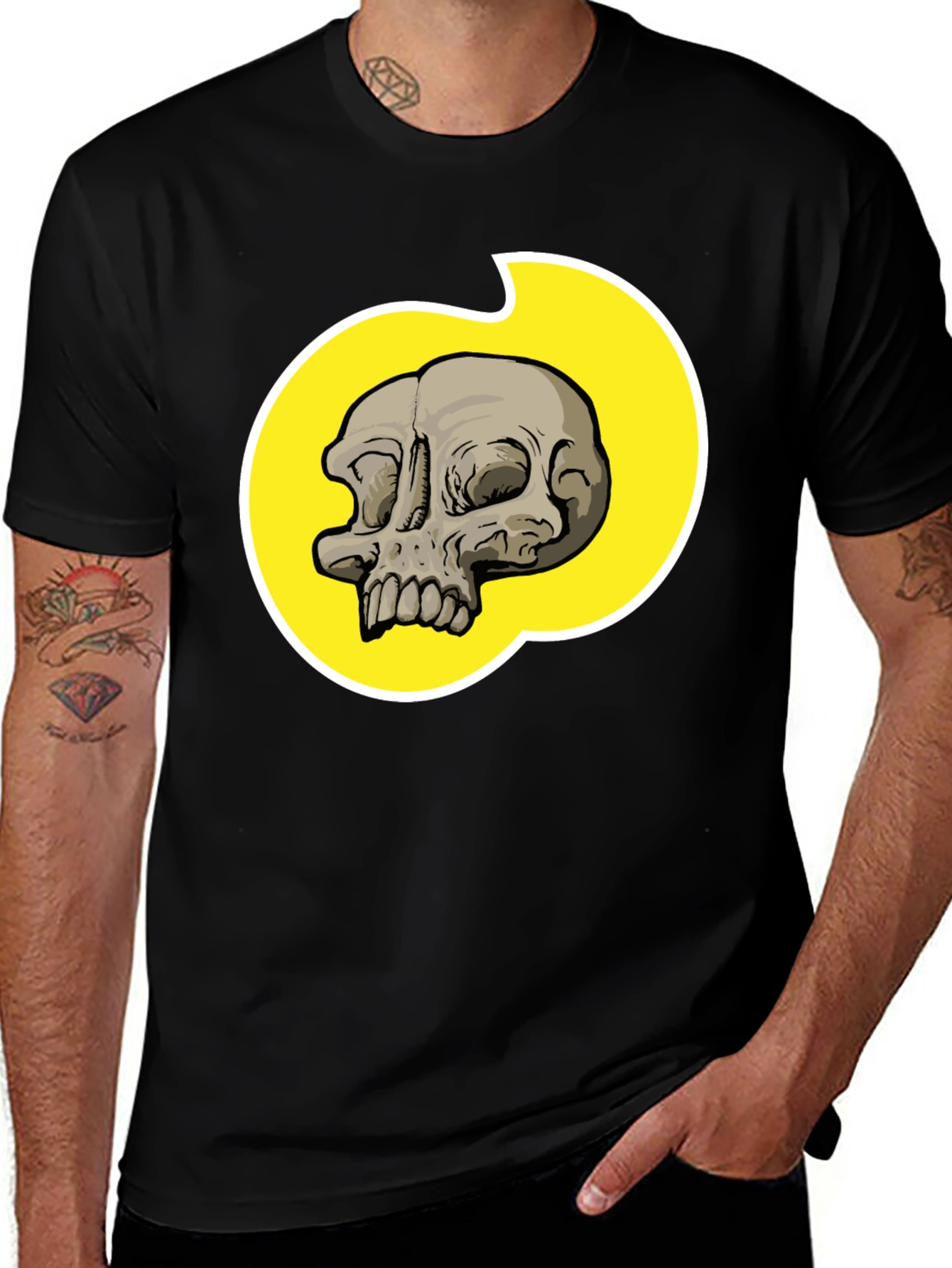 Variant 7 of Skull Graphic Tee - Unique Design, Premium Comfort