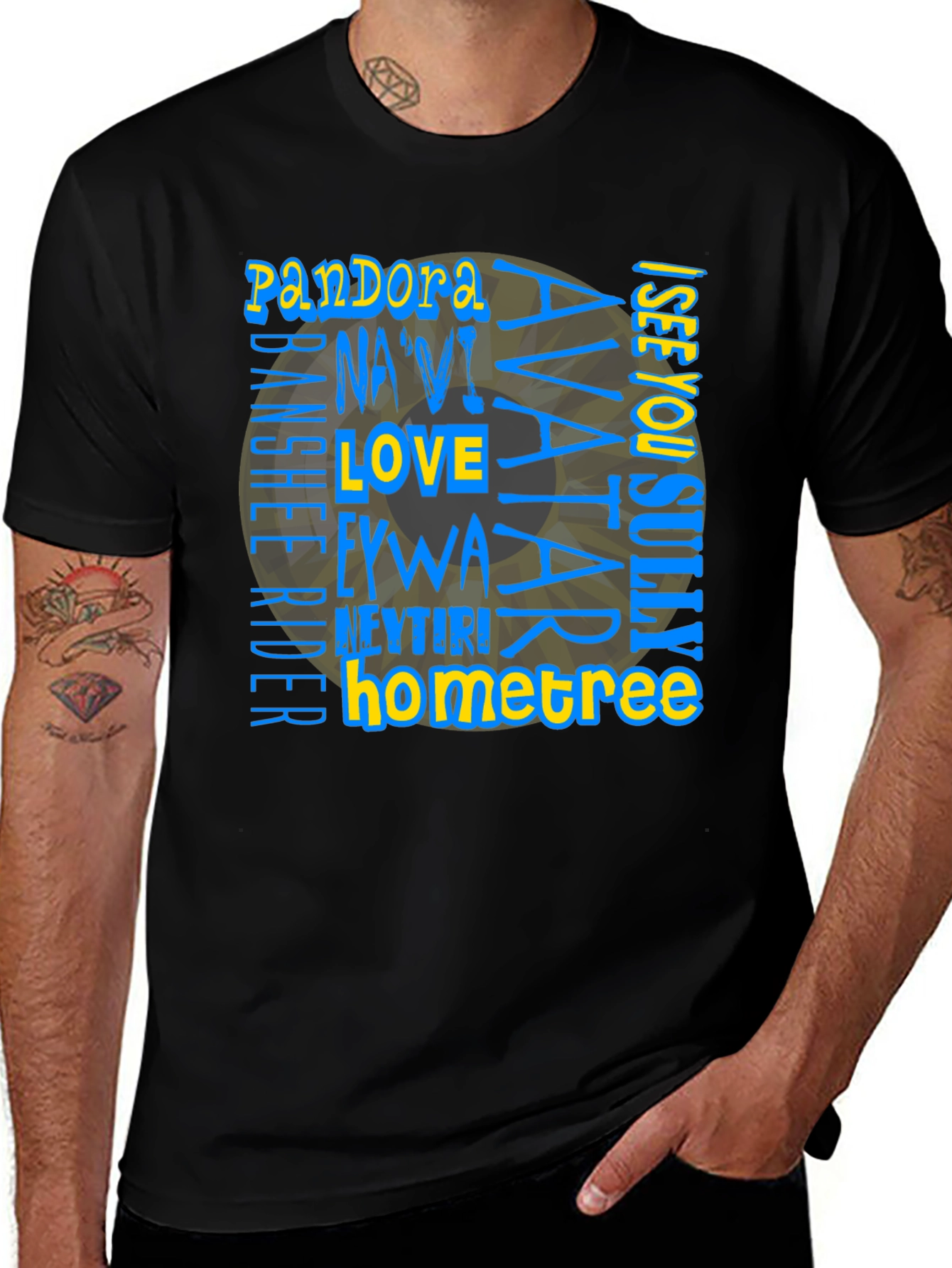 Avatar Movie T-Shirt: Pandora, Navi, Sully, Hometree