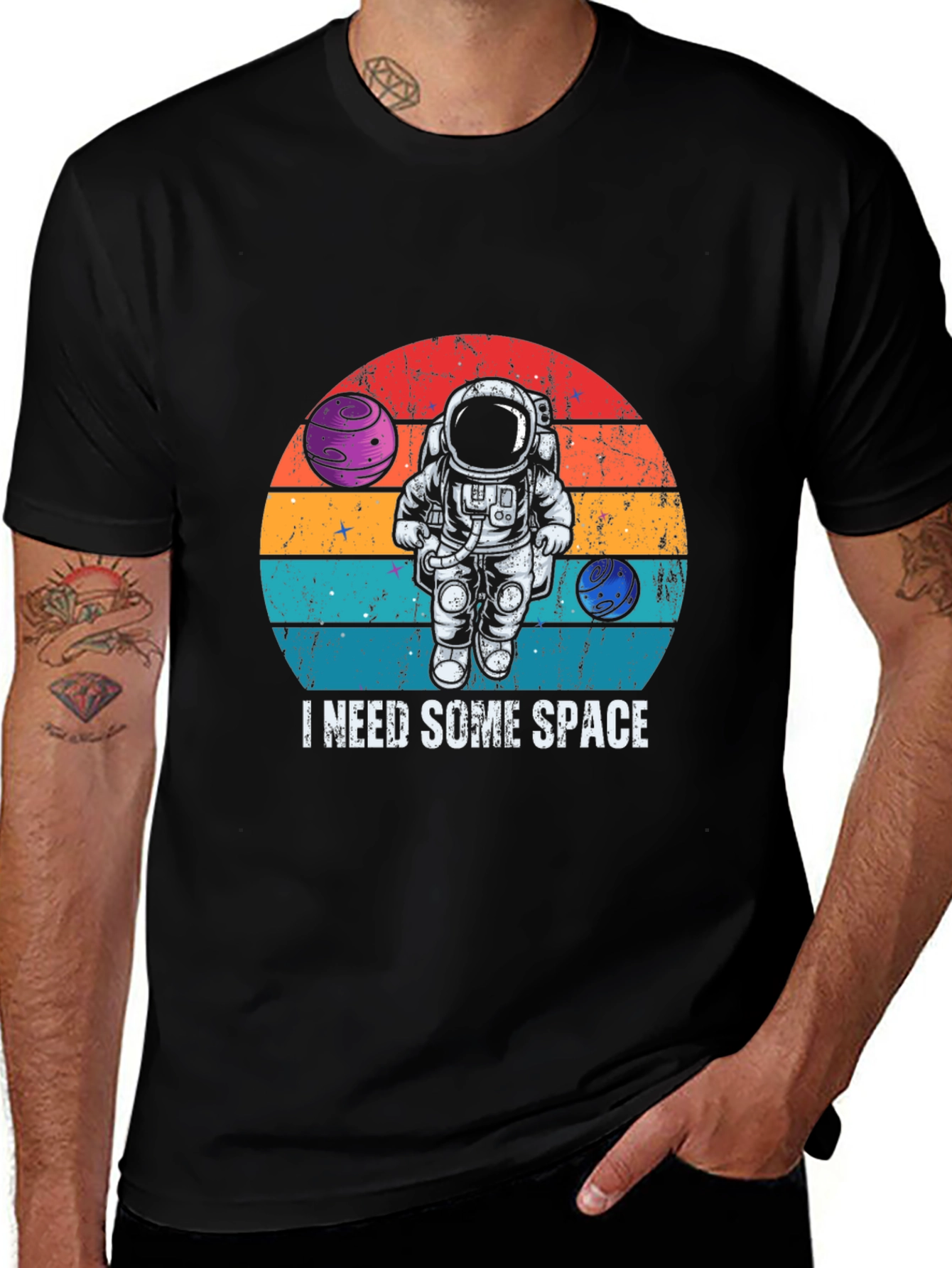 Variant 22 of I Need Some Space Astronaut Graphic T-Shirt