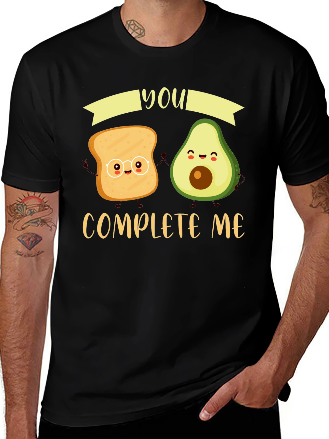 You Complete Me T-Shirt - Avocado & Toast