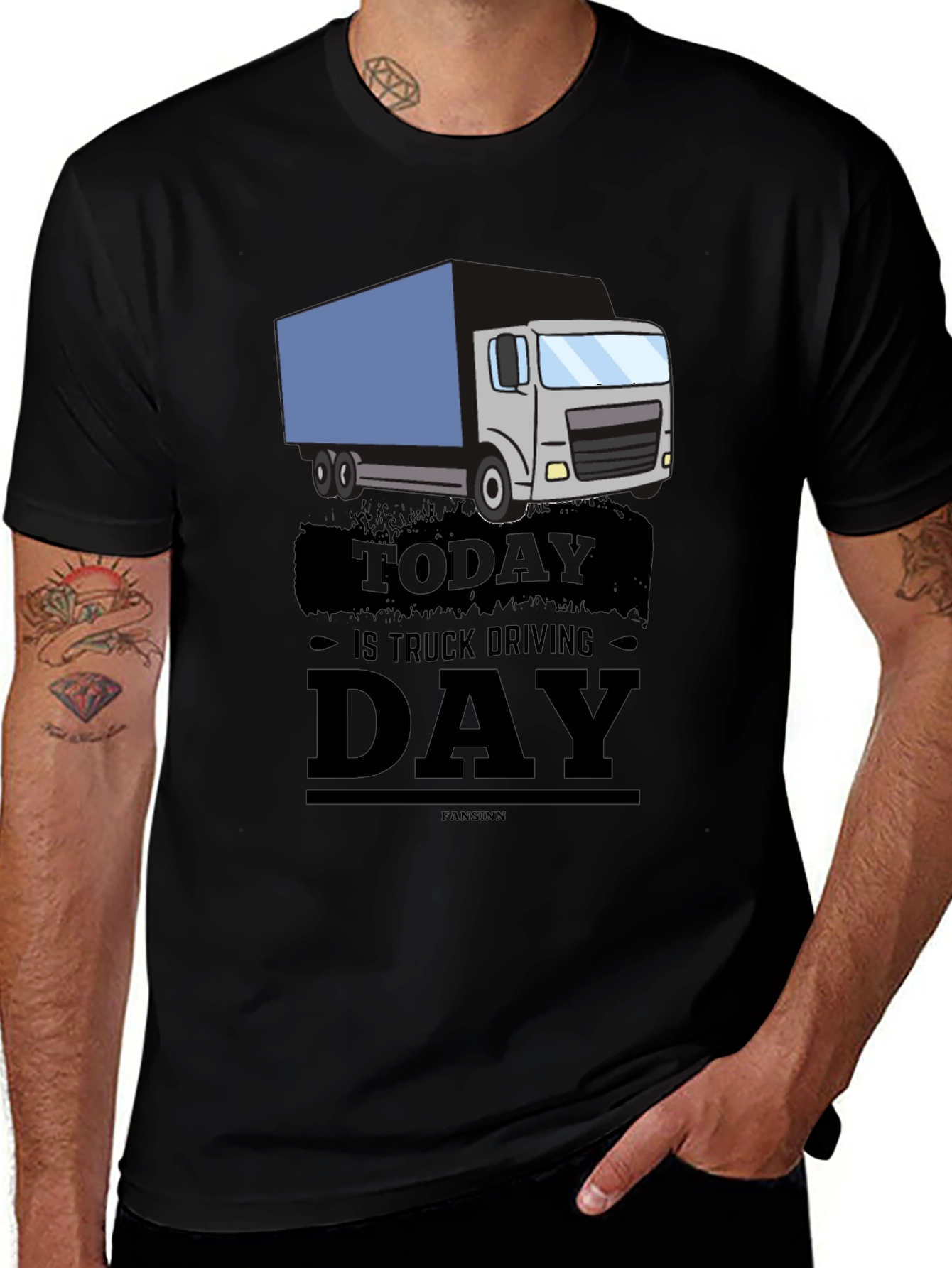 Variant 21 of Truck Driving Day Graphic Tee - Cool Driver Gift