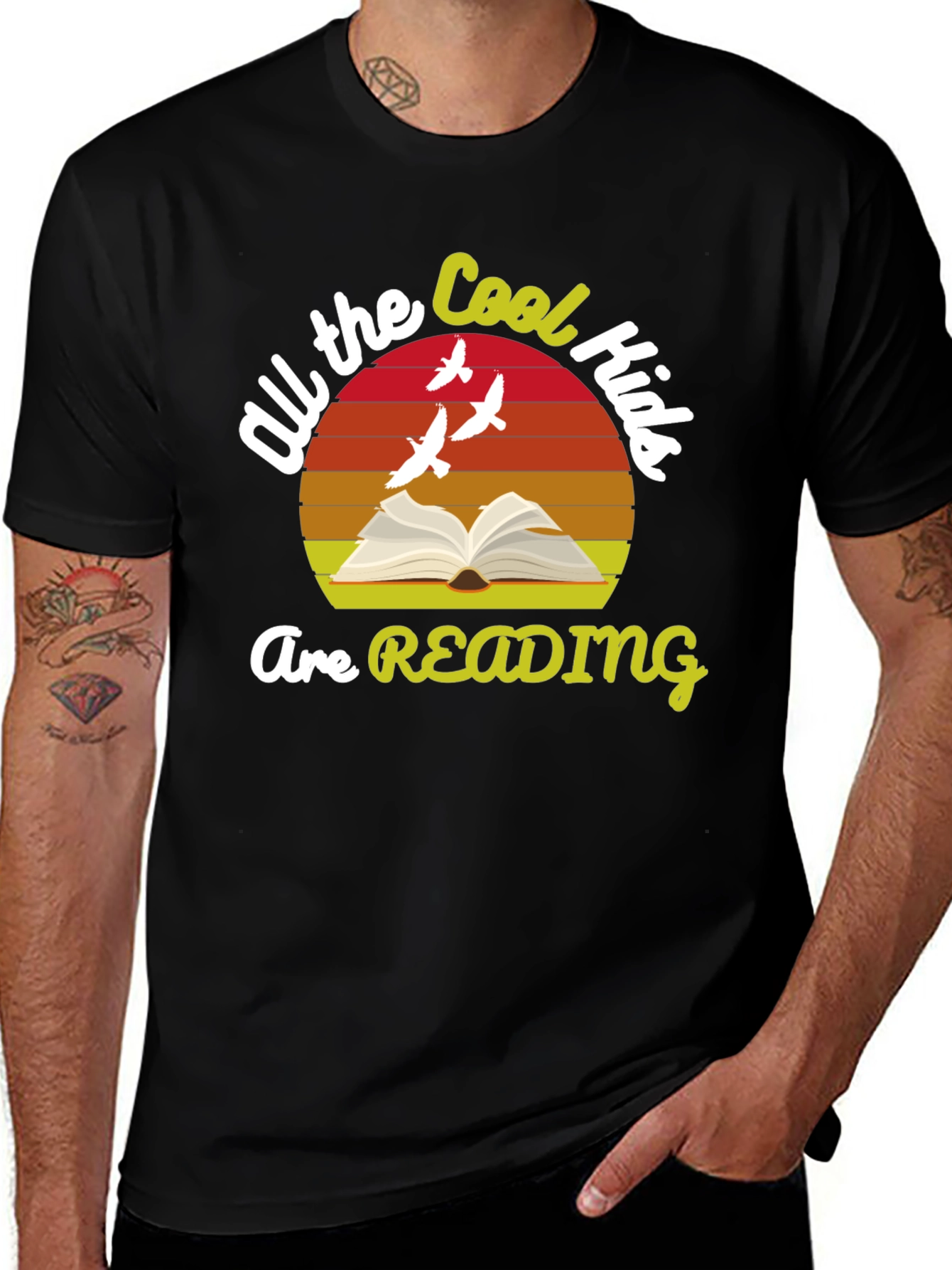 Variant 28 of All the Cool Kids Are Reading T-Shirt