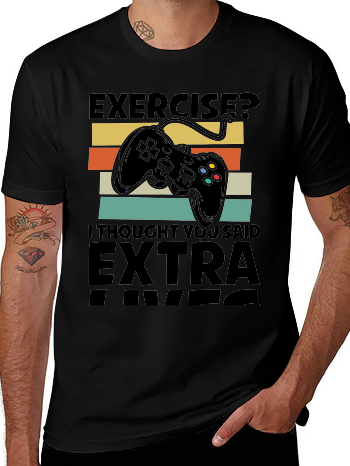 Variant 14 of Extra Lives Gamer T-Shirt