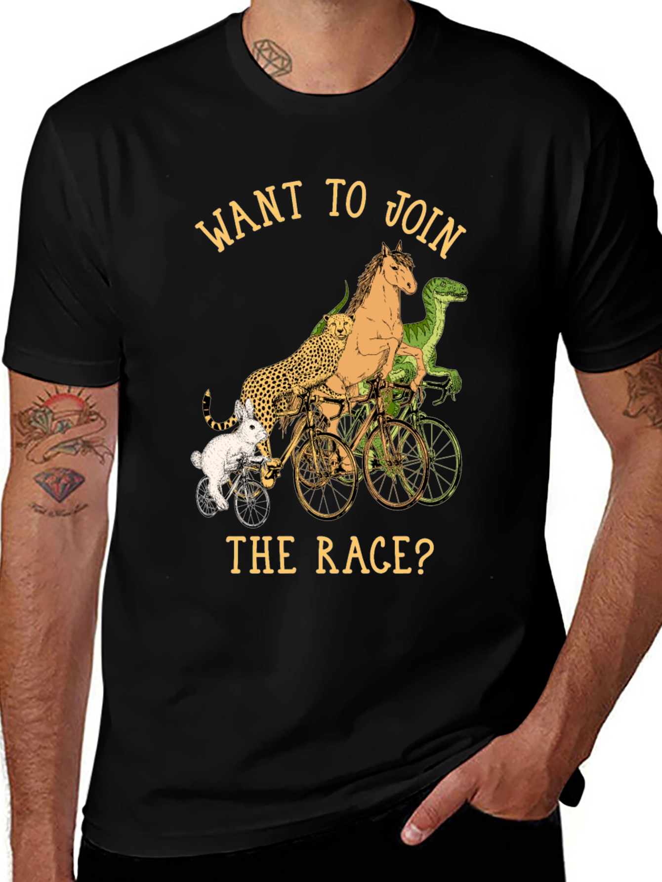 Variant 18 of Animal Race Graphic T-Shirt