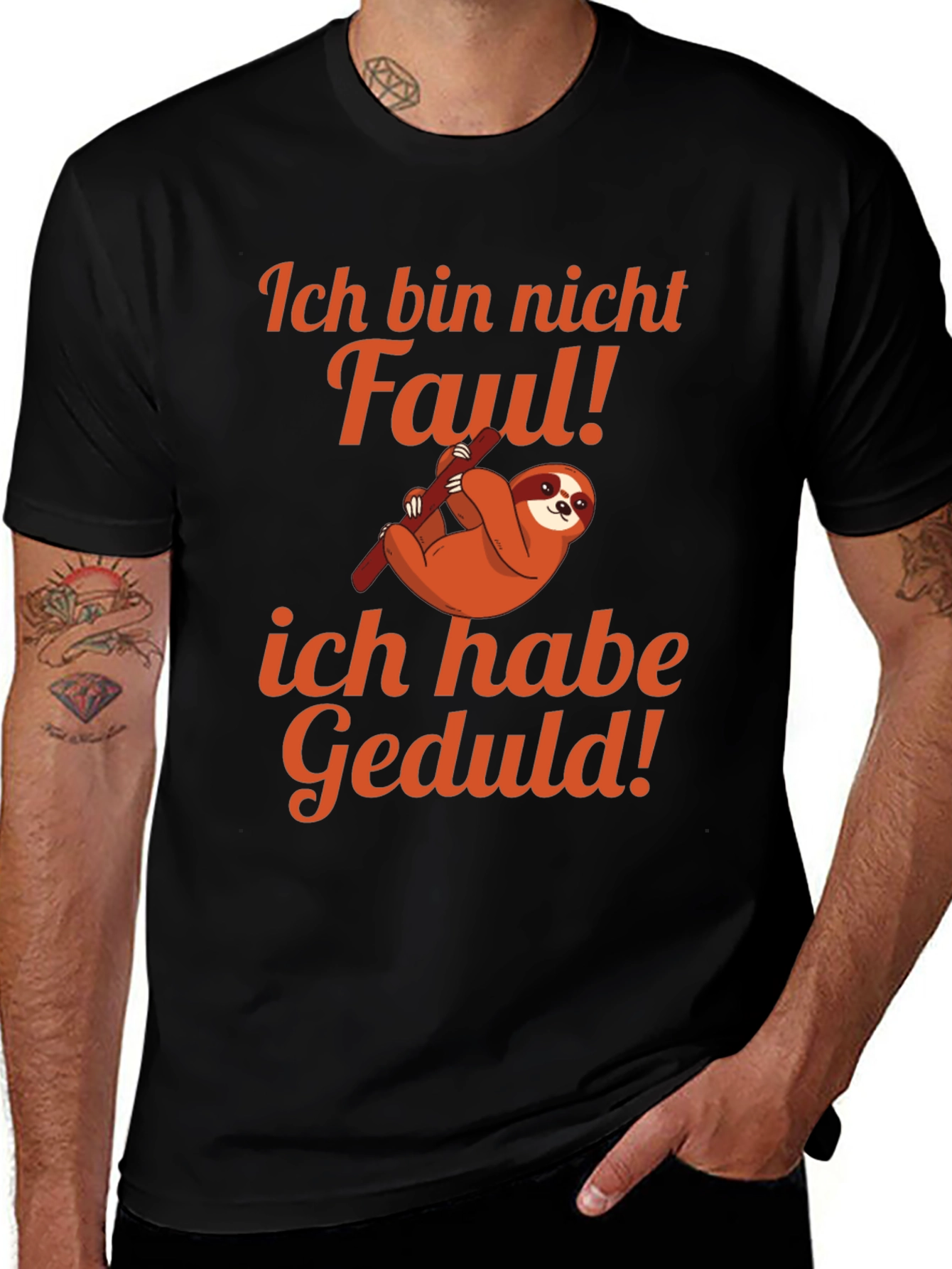 Variant 30 of Ich Bin Nicht Faul! Sloth Graphic Tee