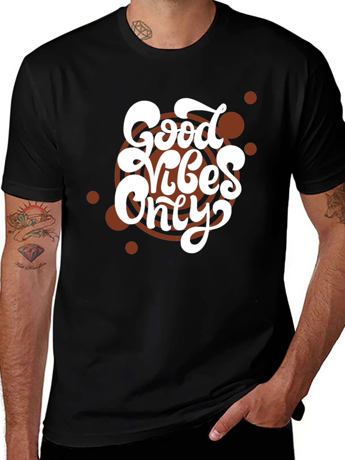Variant 30 of Good Vibes Only T-Shirt - Stylish Casual Wear