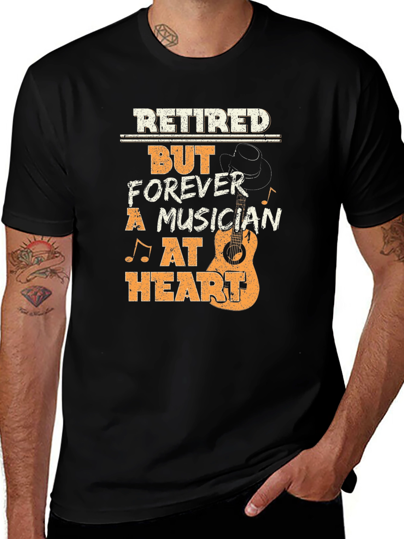 Variant 29 of Retired Musician T-Shirt - Forever at Heart