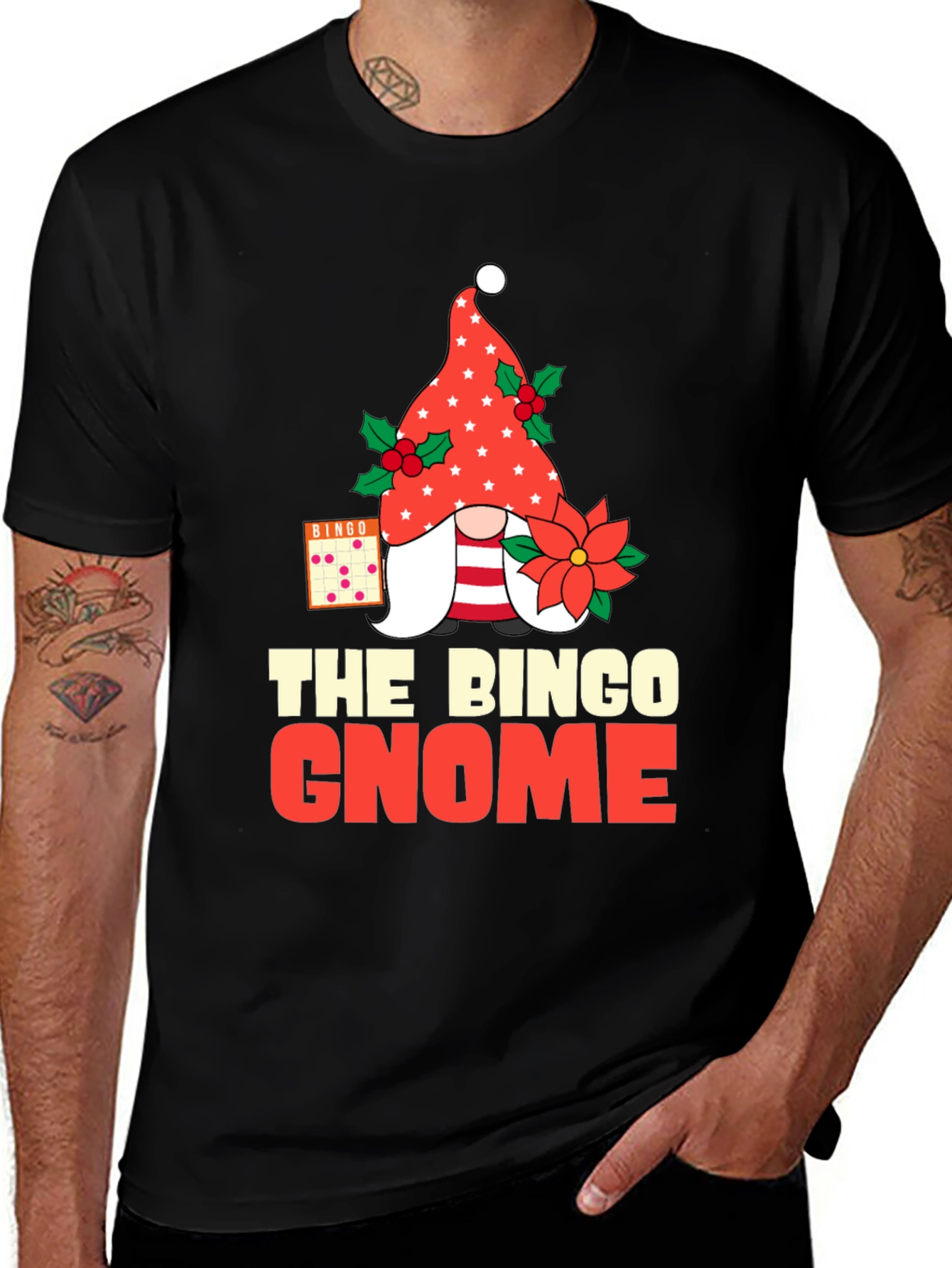 Variant 12 of The Bingo Gnome T-Shirt