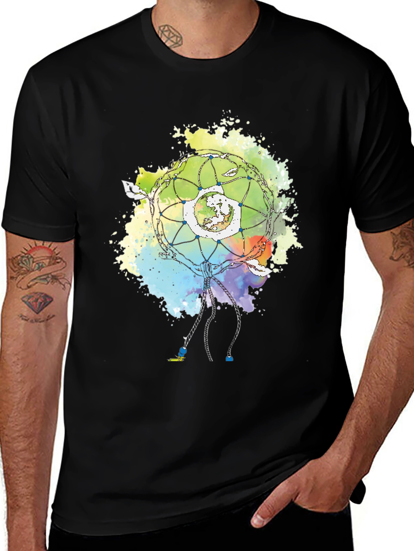 Watercolor Dreamcatcher Graphic Tee