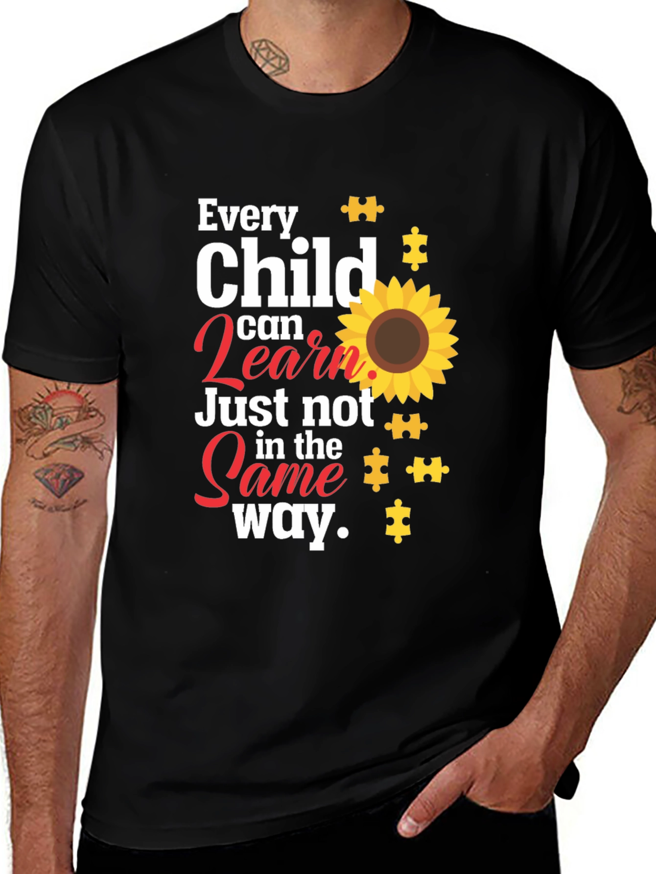 Every Child Can Learn Tee - Autism Awareness