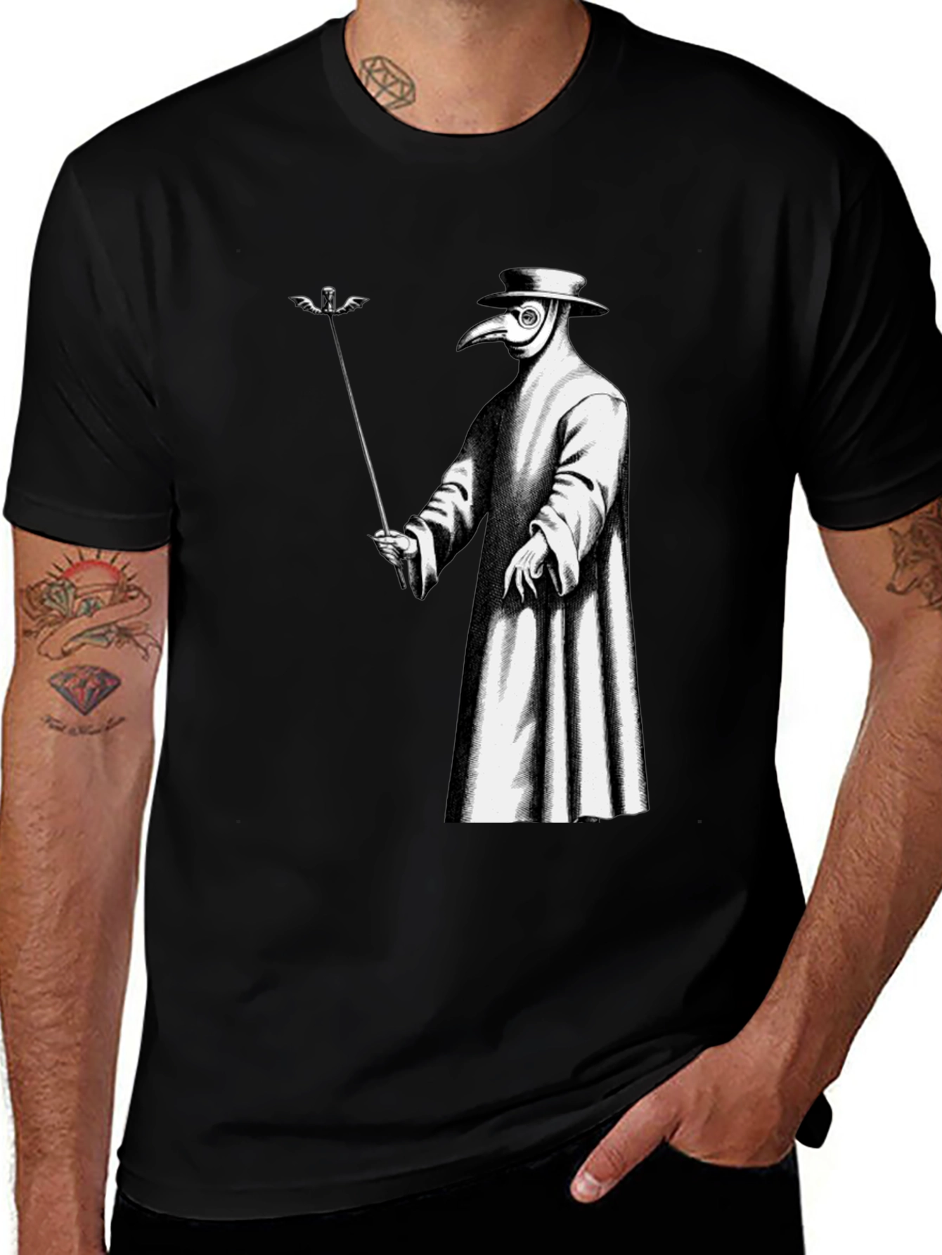 Variant 10 of Plague Doctor Graphic Tee