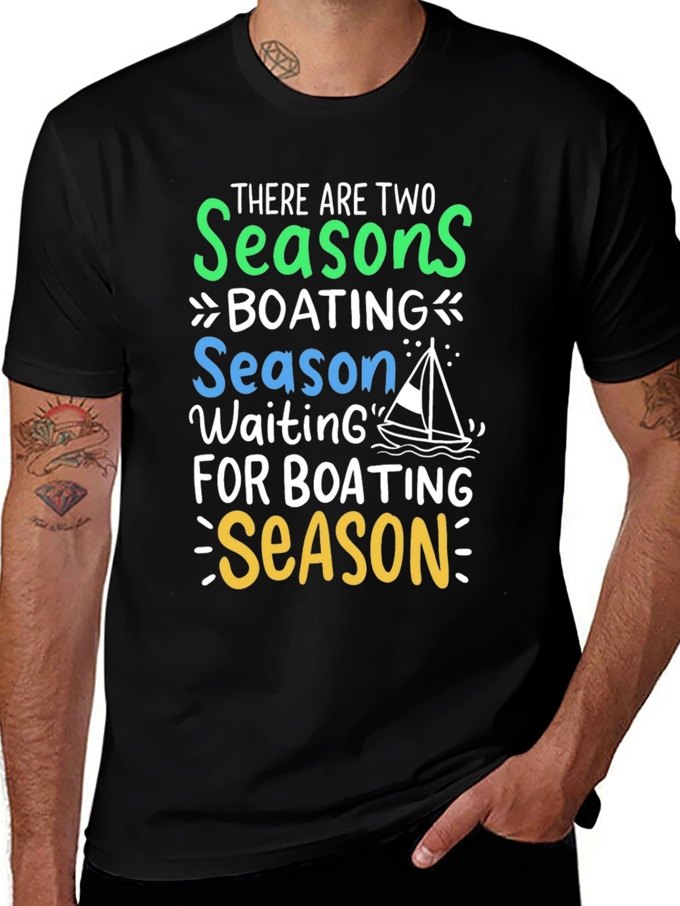 Variant 7 of Boating Season T-Shirt - Two Seasons Tee