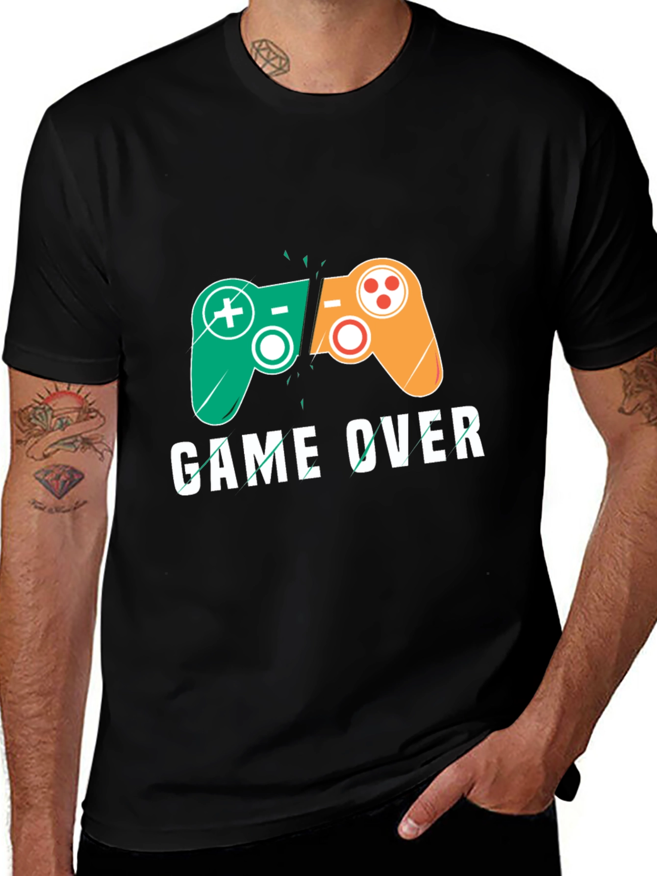Variant 10 of Game Over Graphic Tee - Gamer Style