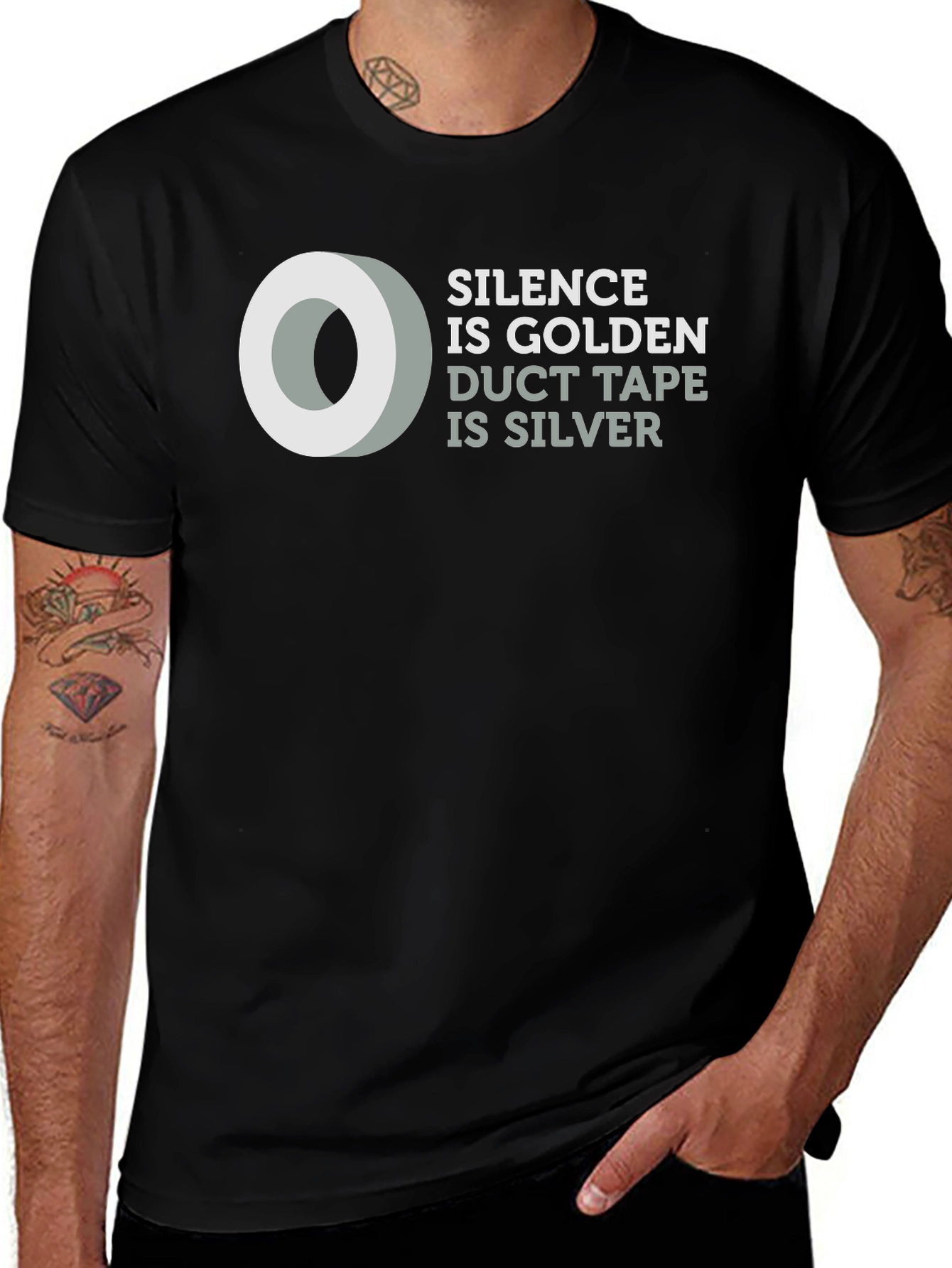 Silence is Golden Duct Tape is Silver T-Shirt