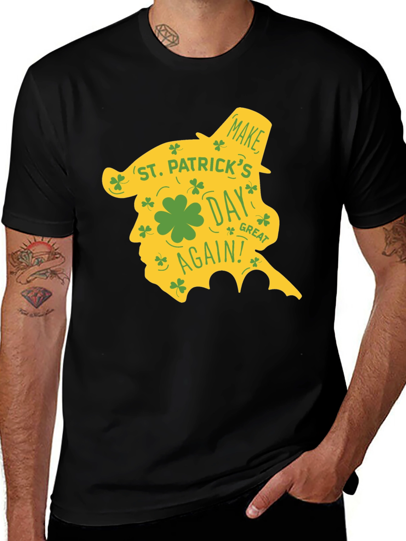 St. Patrick's Day Trump T-Shirt - Make St. Patrick's Day Great Again!