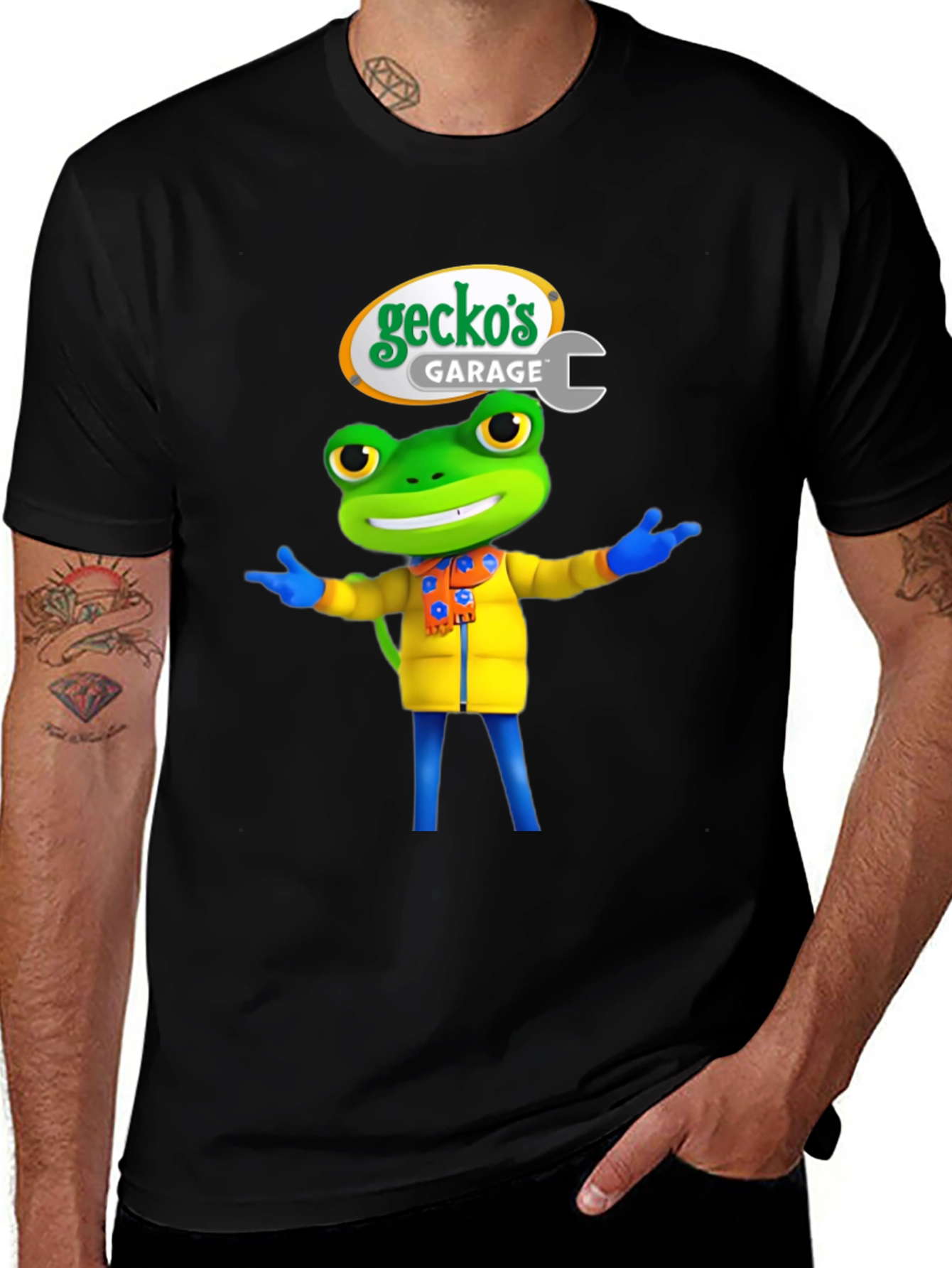 Gecko's Garage Black T-Shirt