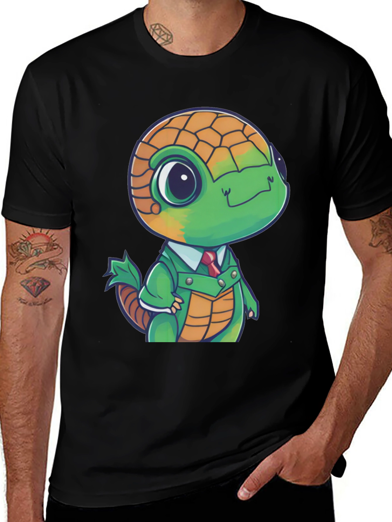 Cute Reptile Cartoon T-Shirt