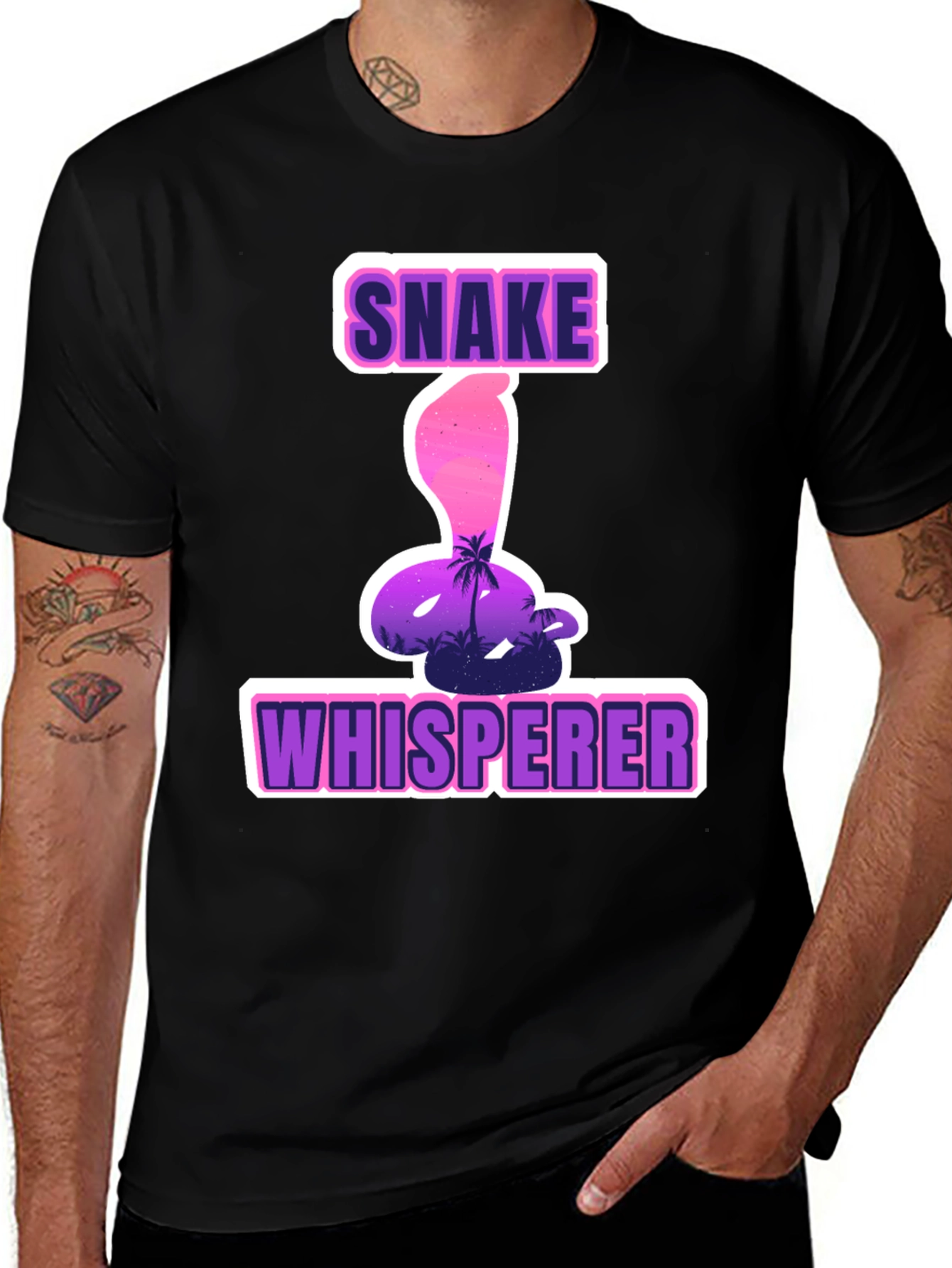 Variant 27 of Snake Whisperer Cobra Graphic Tee