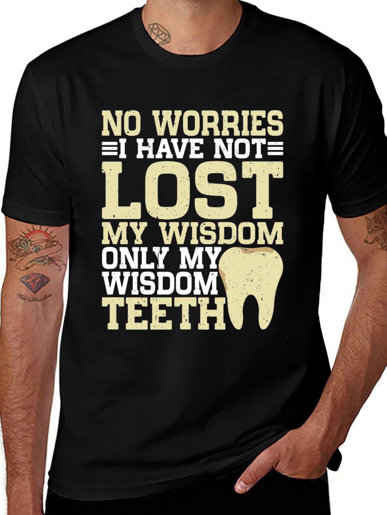 Variant 27 of Wisdom Teeth Humor Graphic T-Shirt