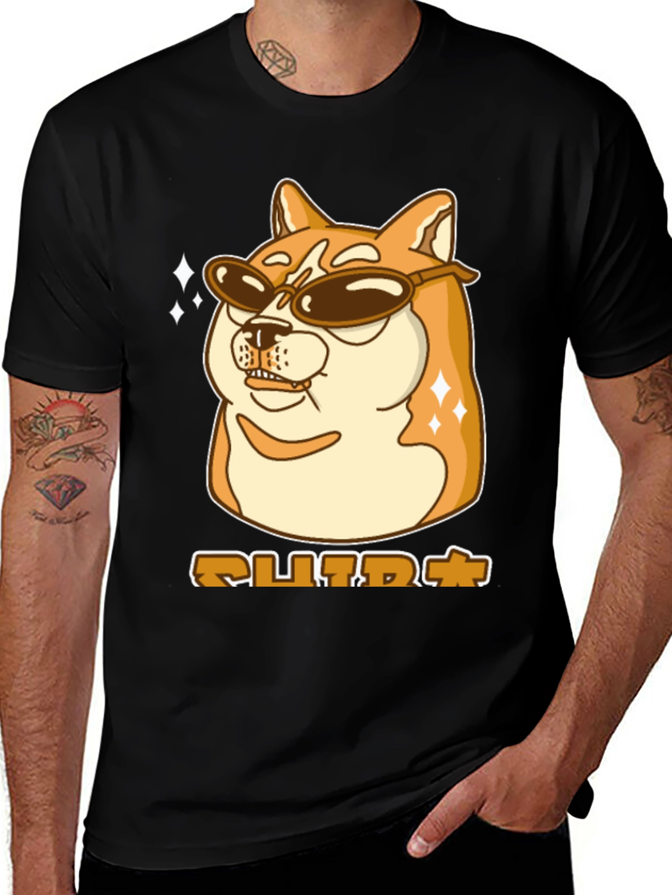 Variant 29 of Cool Doge Meme Graphic T-Shirt