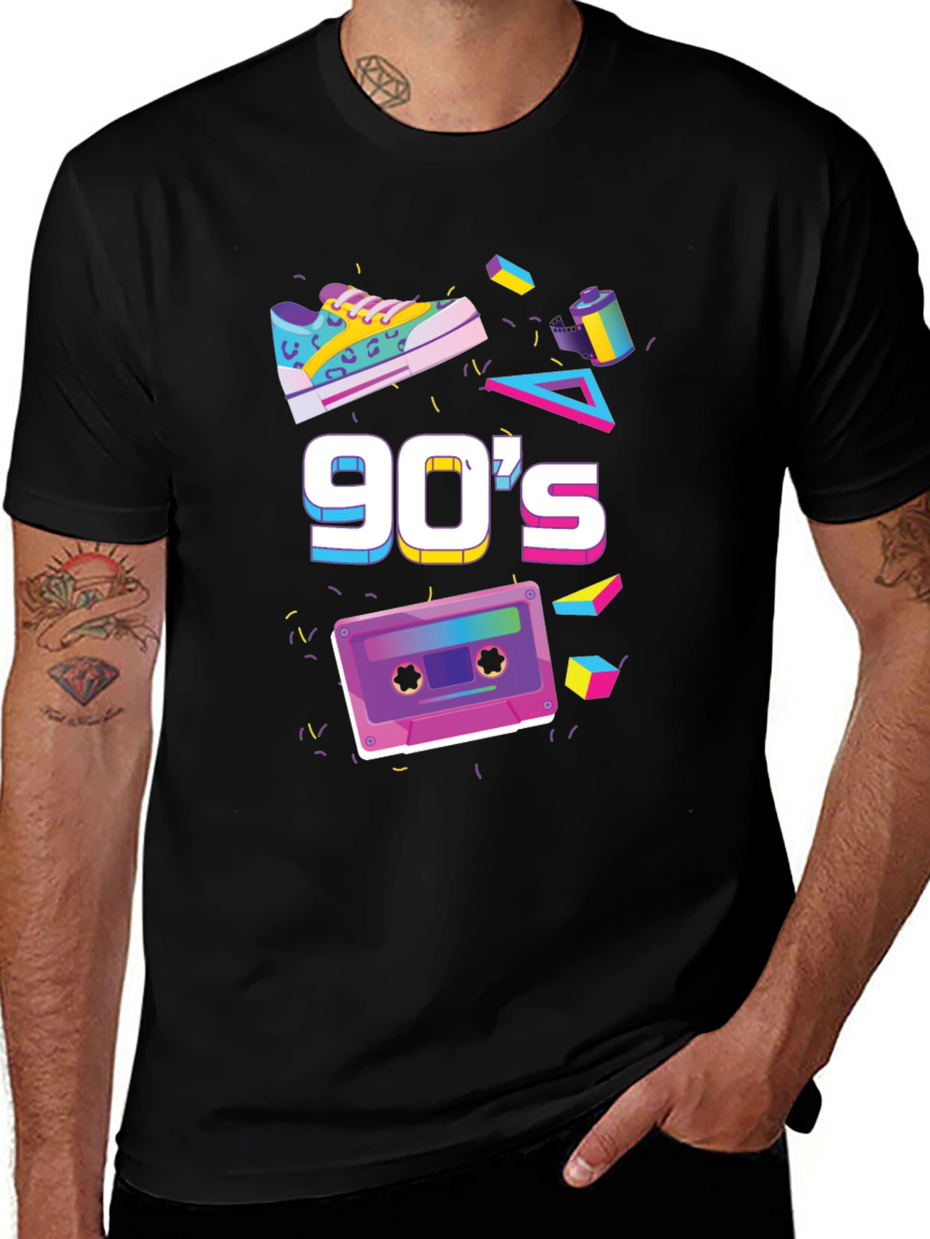 Variant 22 of Retro 90's Themed Graphic Tee