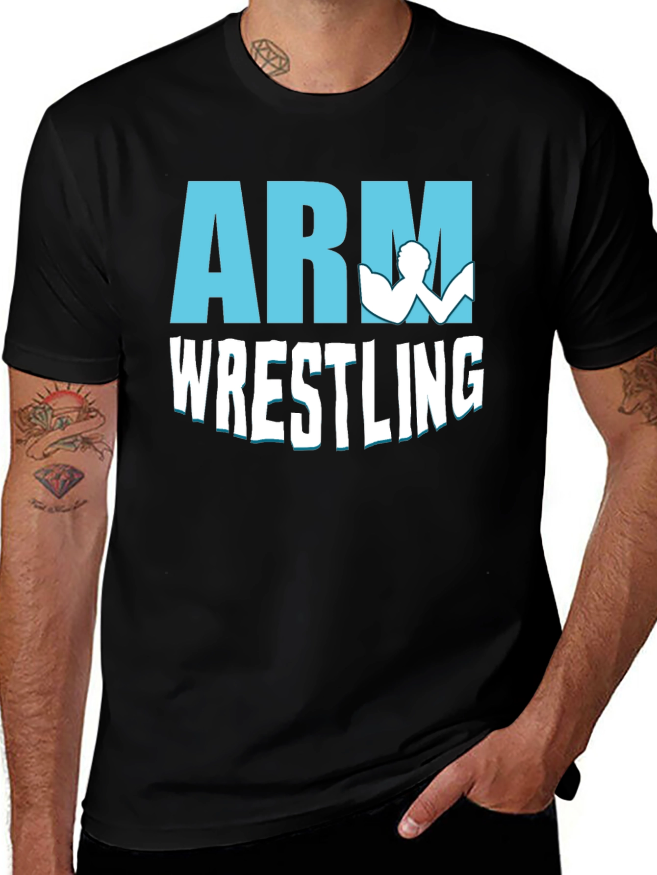 Variant 29 of Arm Wrestling Graphic T-Shirt