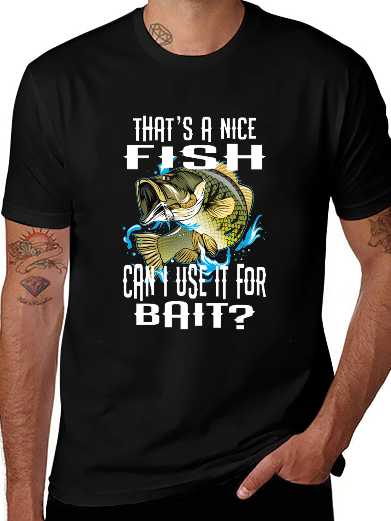 Variant 6 of Funny Fishing T-Shirt - That's a Nice Fish!