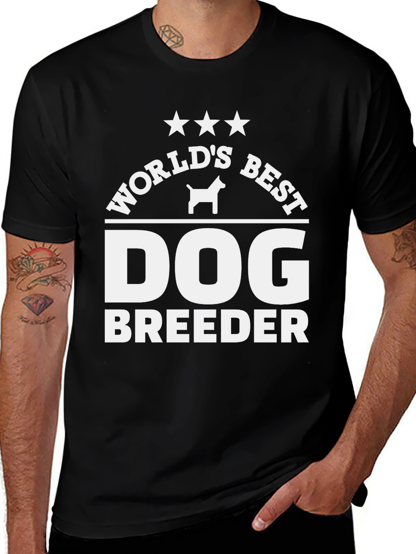Variant 20 of World's Best Dog Breeder T-Shirt