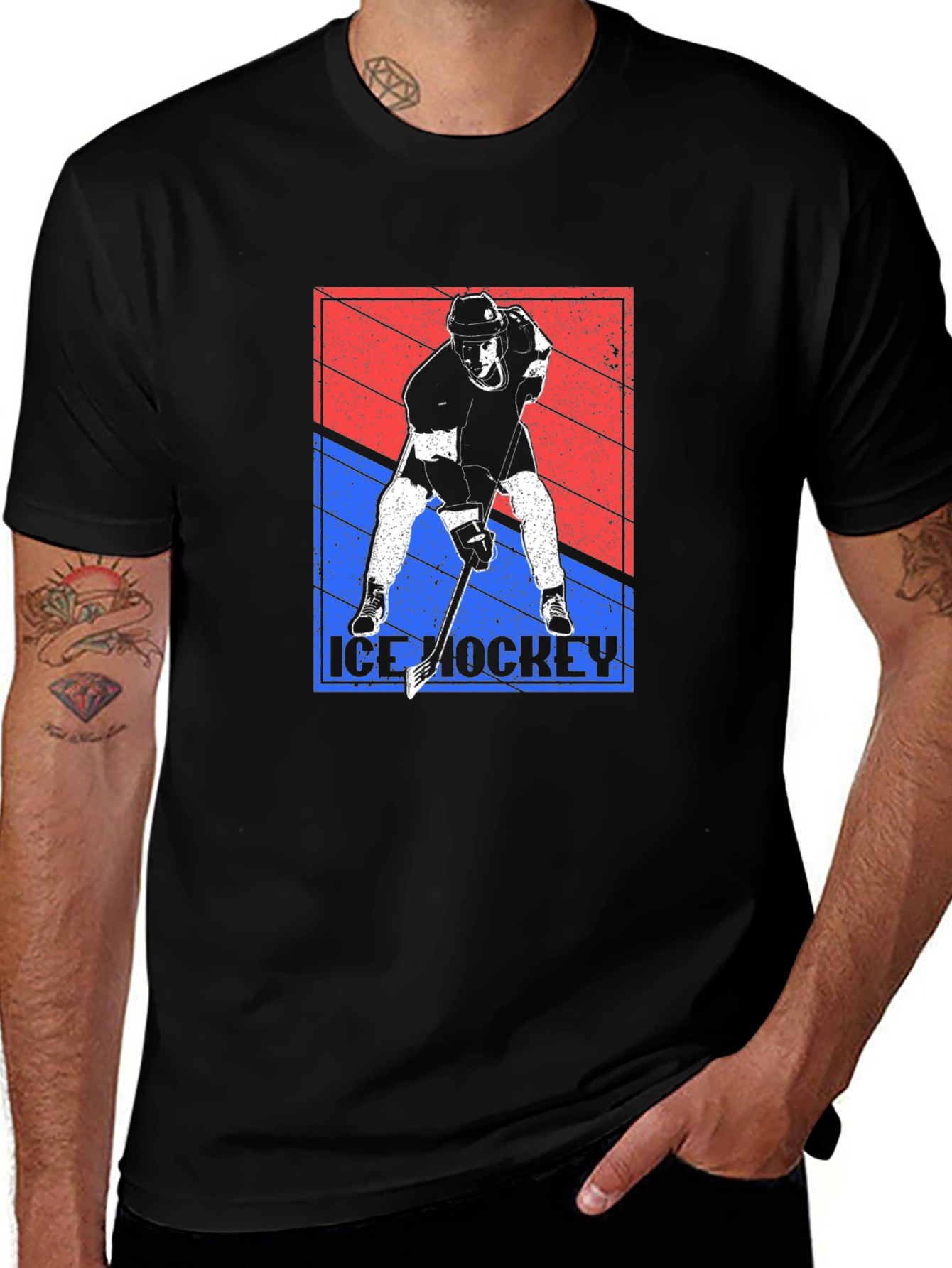 Variant 30 of Ice Hockey Graphic T-Shirt