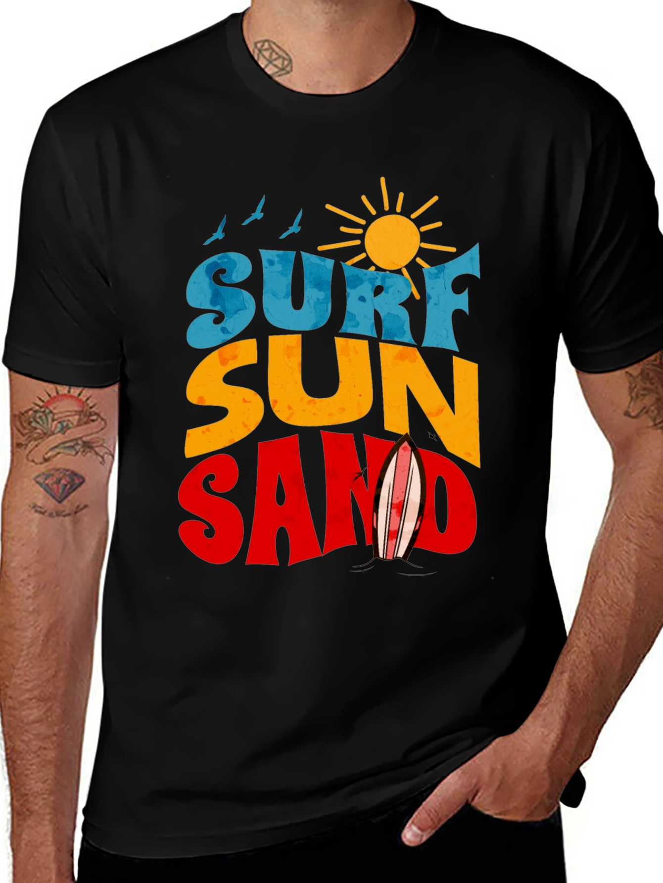 Variant 26 of Surf Sun Sand Graphic Tee