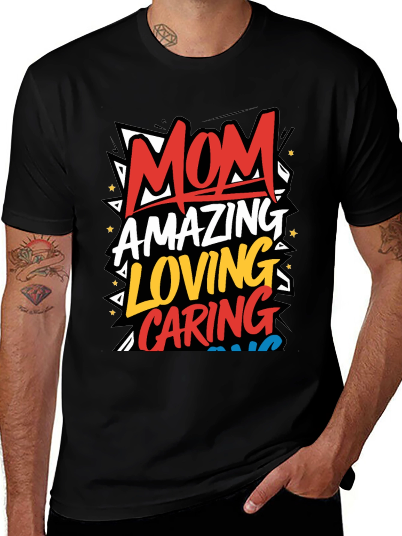 Mom Amazing Loving Caring T-Shirt