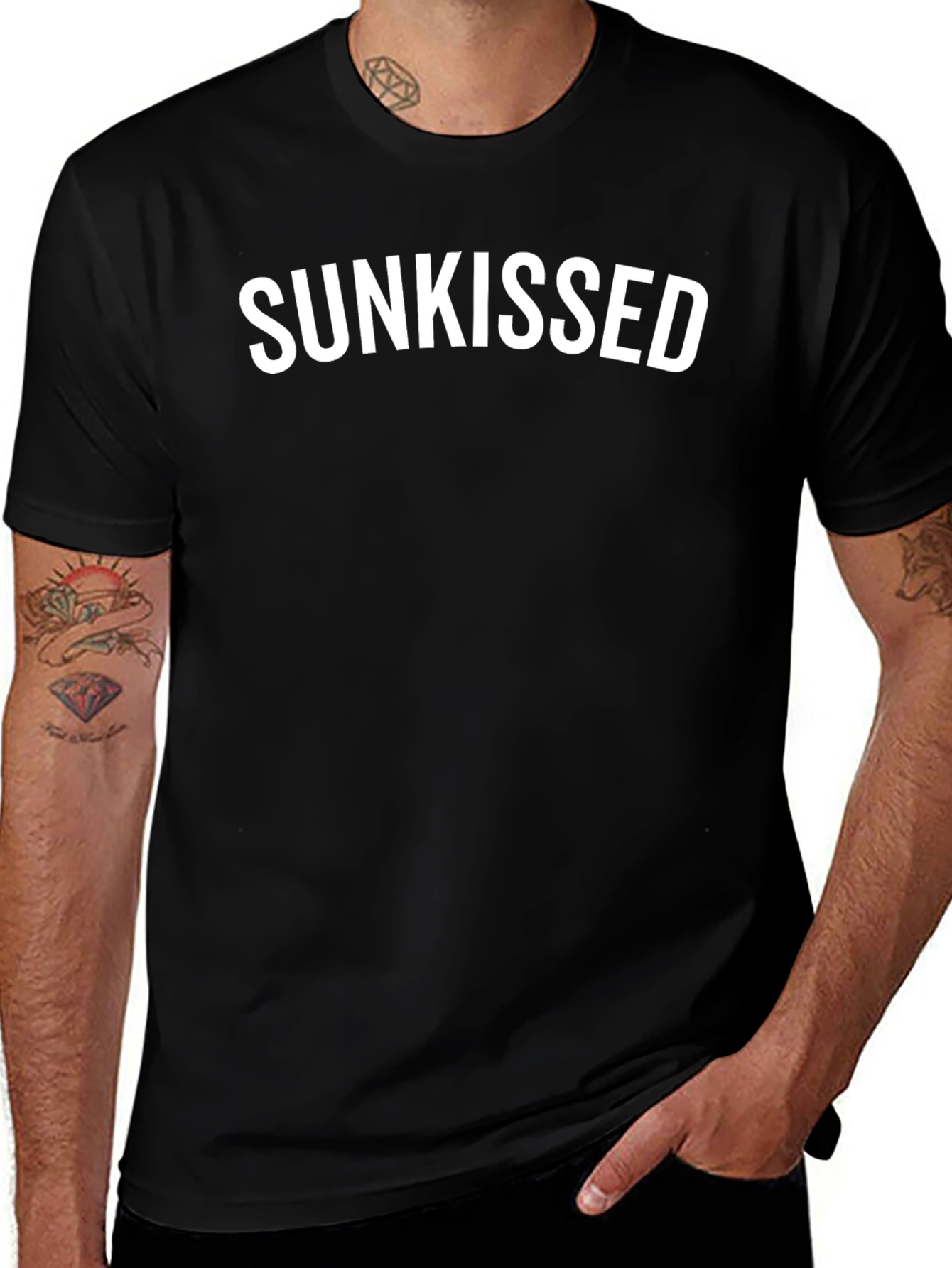 Variant 17 of Sunkissed Black Graphic Tee