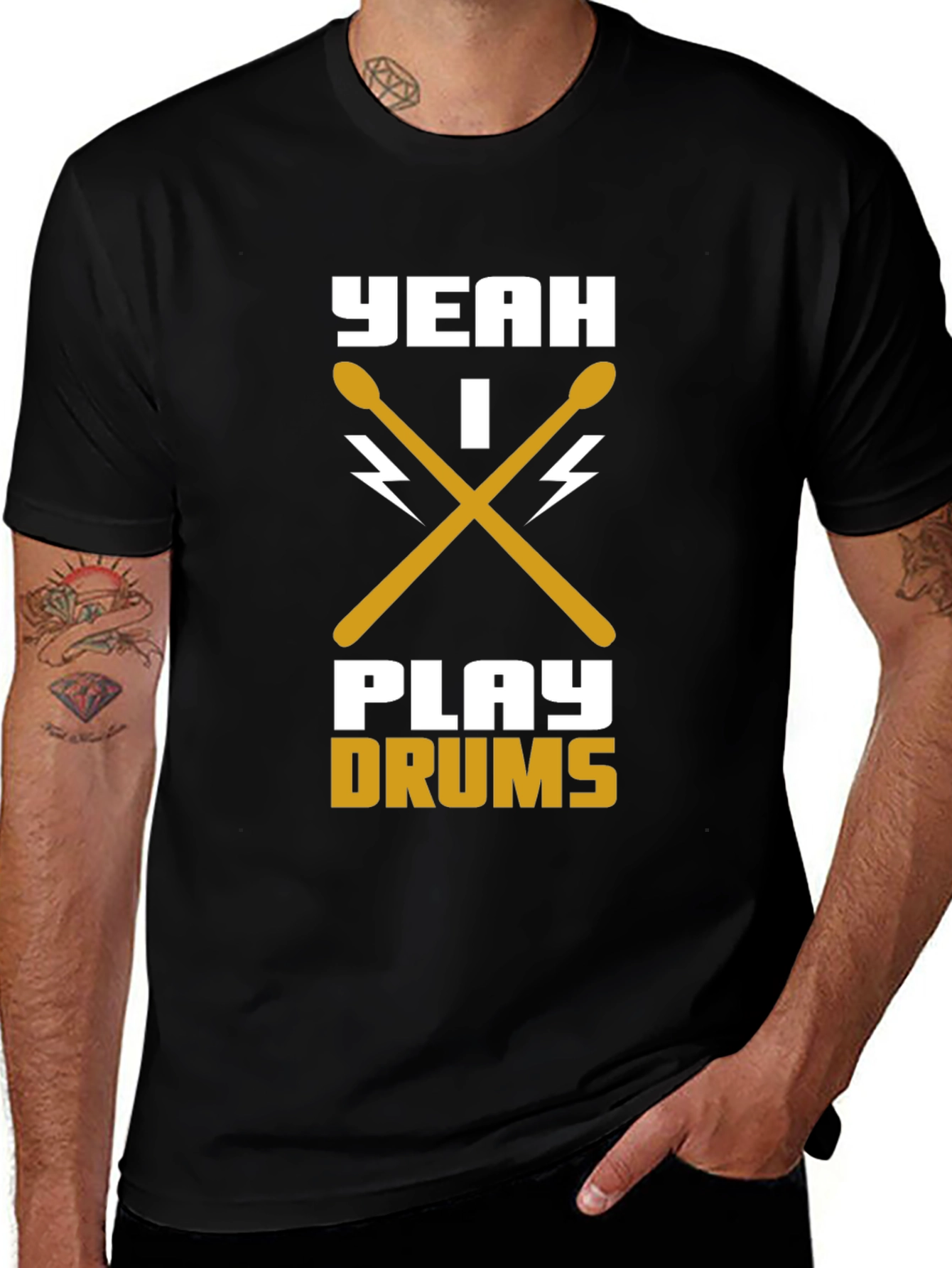 Variant 13 of Yeah I Play Drums T-Shirt