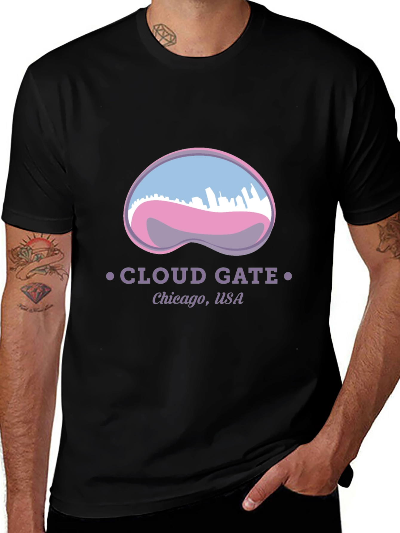 Cloud Gate Chicago USA T-Shirt