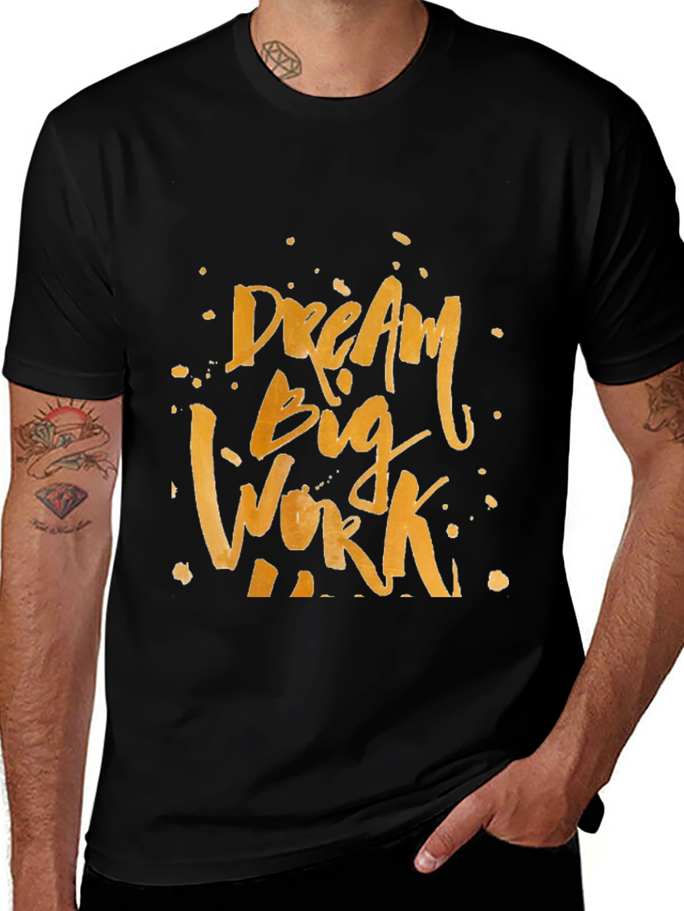 Variant 24 of Dream Big Work T-Shirt: Stylish Motivational Tee