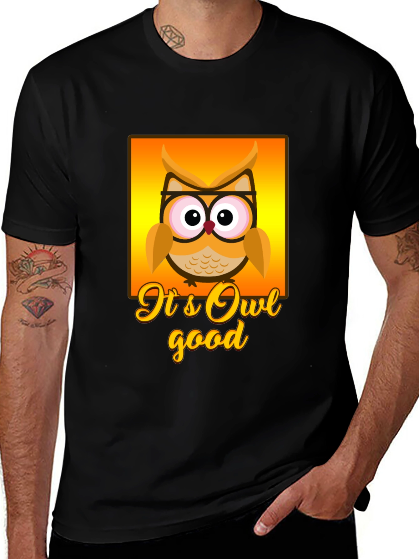 Variant 8 of It's Owl Good - Novelty Graphic T-Shirt