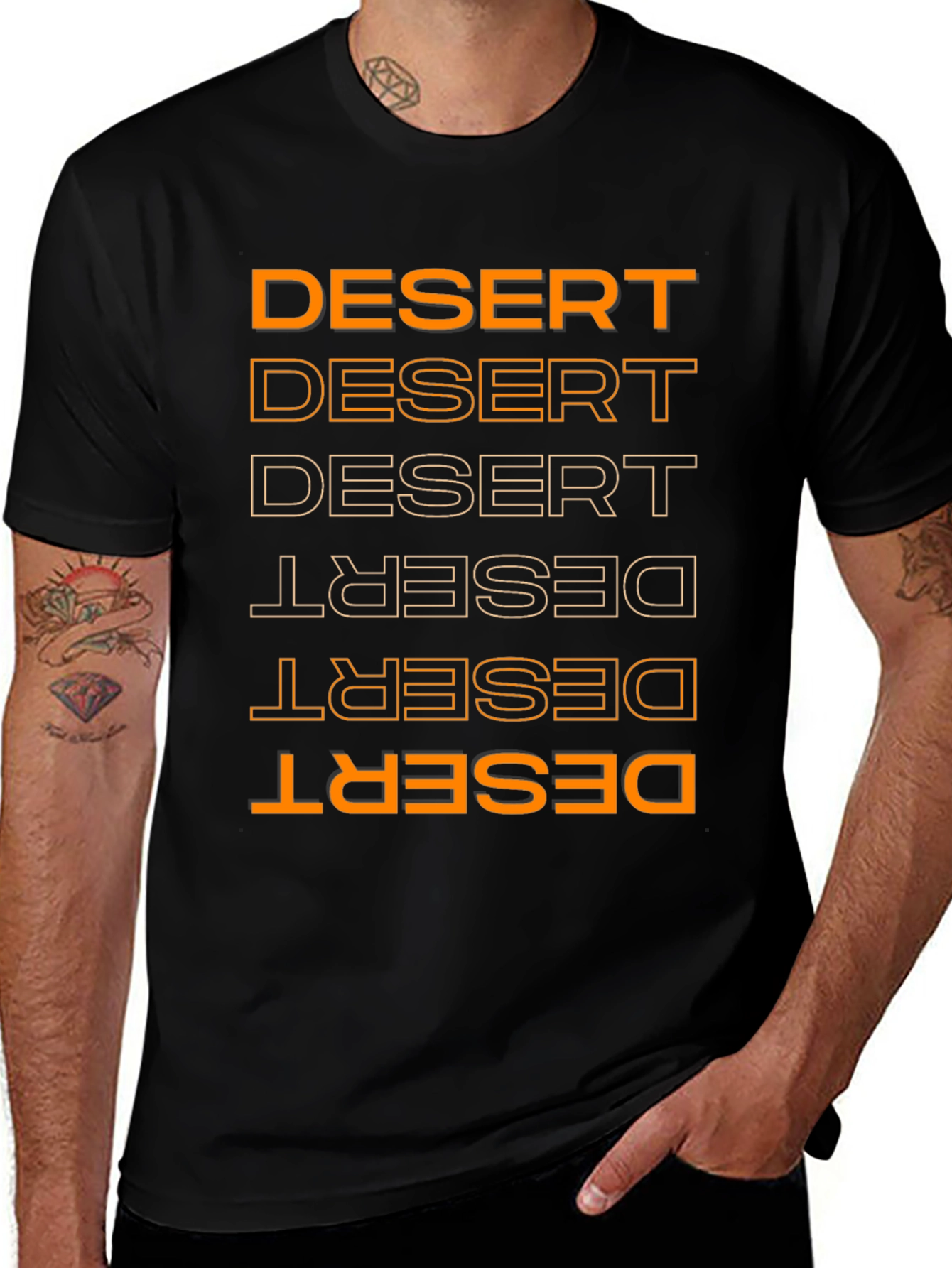 Variant 20 of Desert Graphic Tee - Bold Statement Shirt