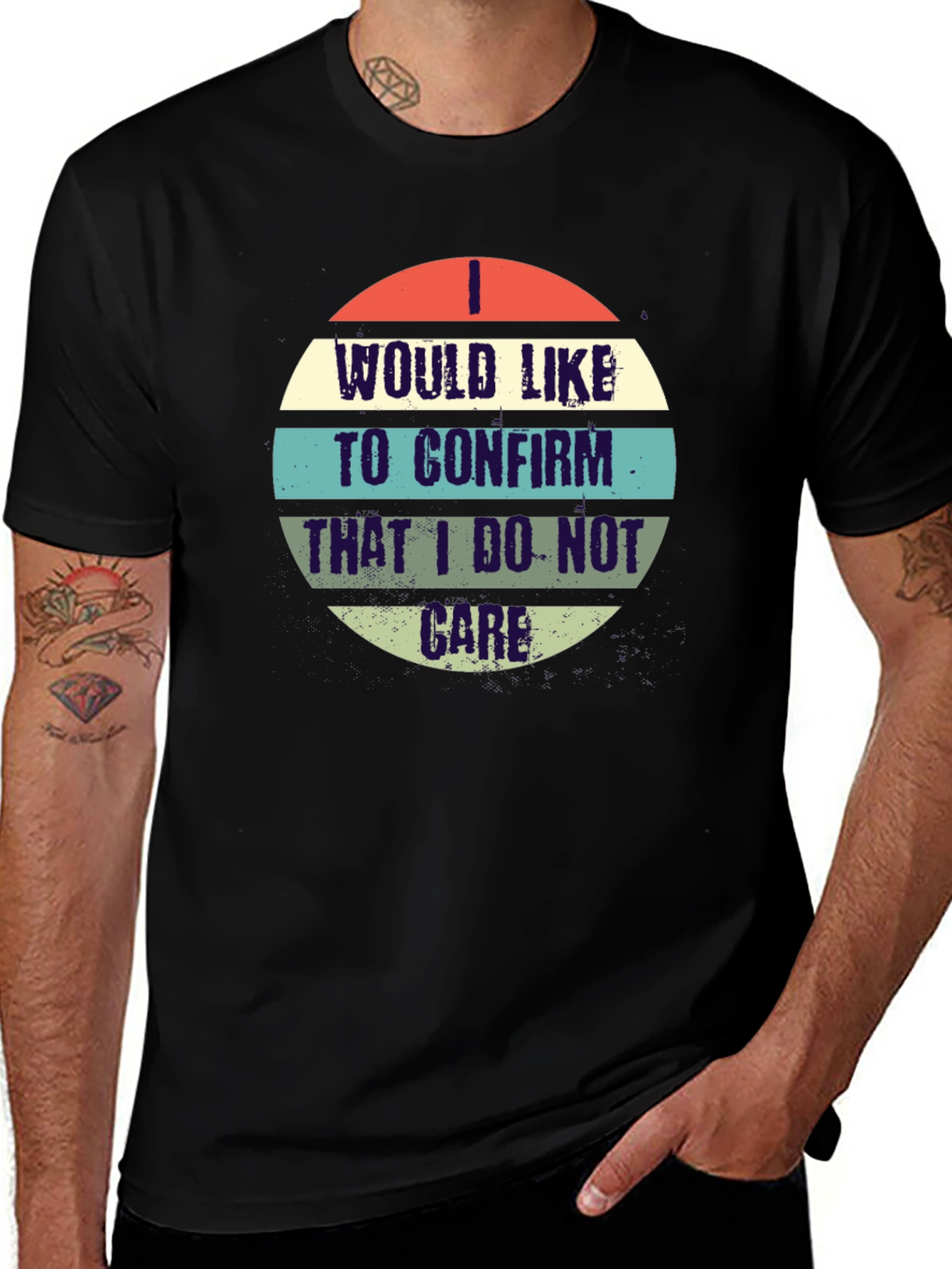 Variant 12 of I Would Like to Confirm I Do Not Care T-Shirt