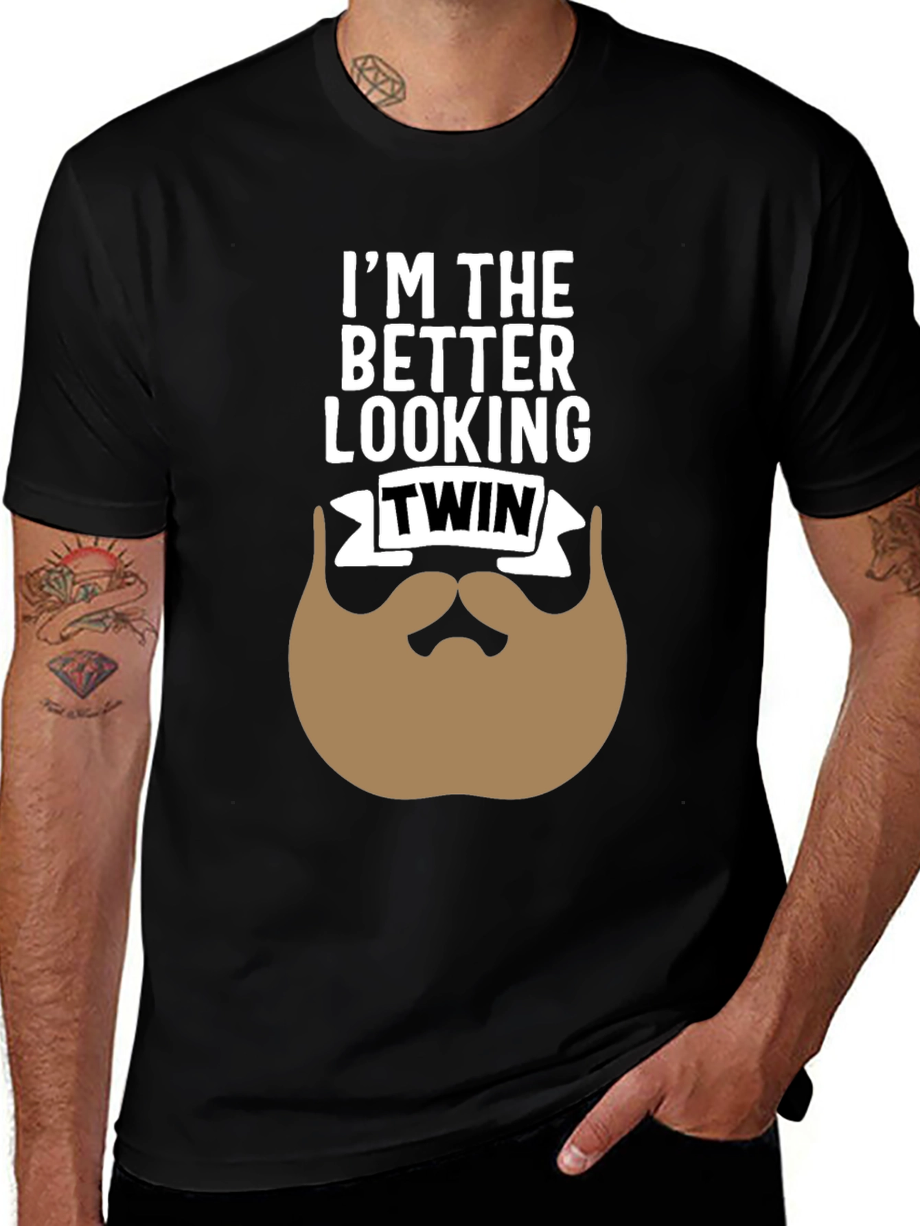 Variant 28 of Better Looking Twin Graphic T-Shirt