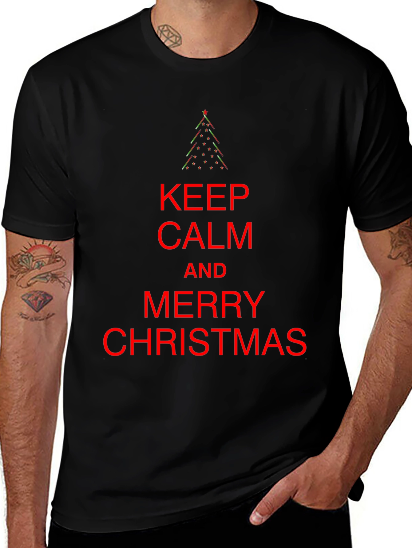Keep Calm and Merry Christmas T-Shirt