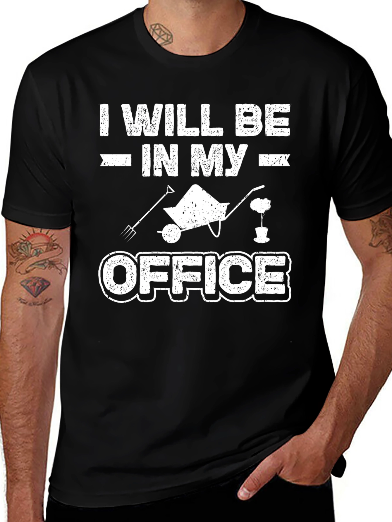 Variant 19 of Gardener's Humor T-Shirt - Office Gardening