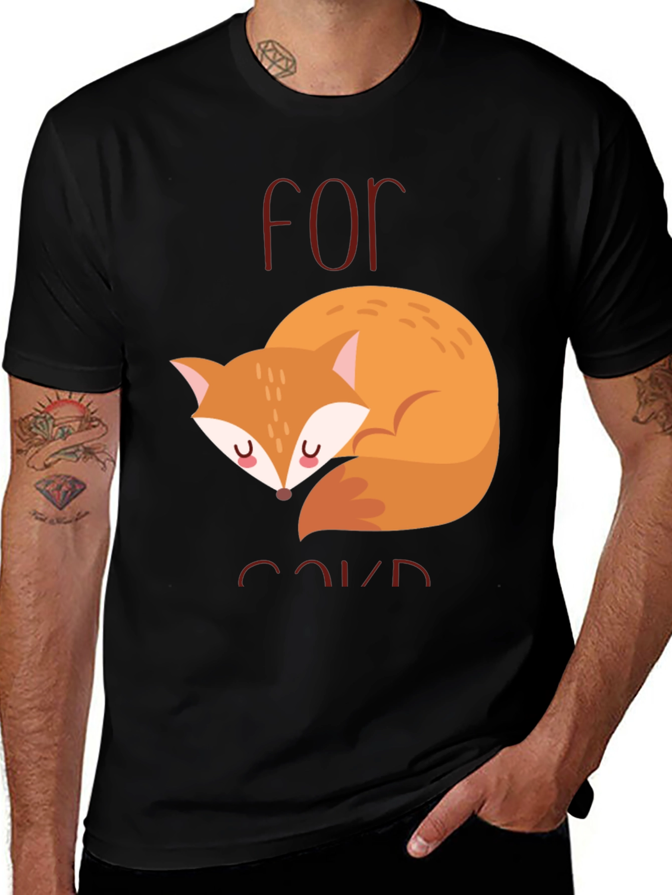 Variant 29 of Cute Fox Nap T-Shirt